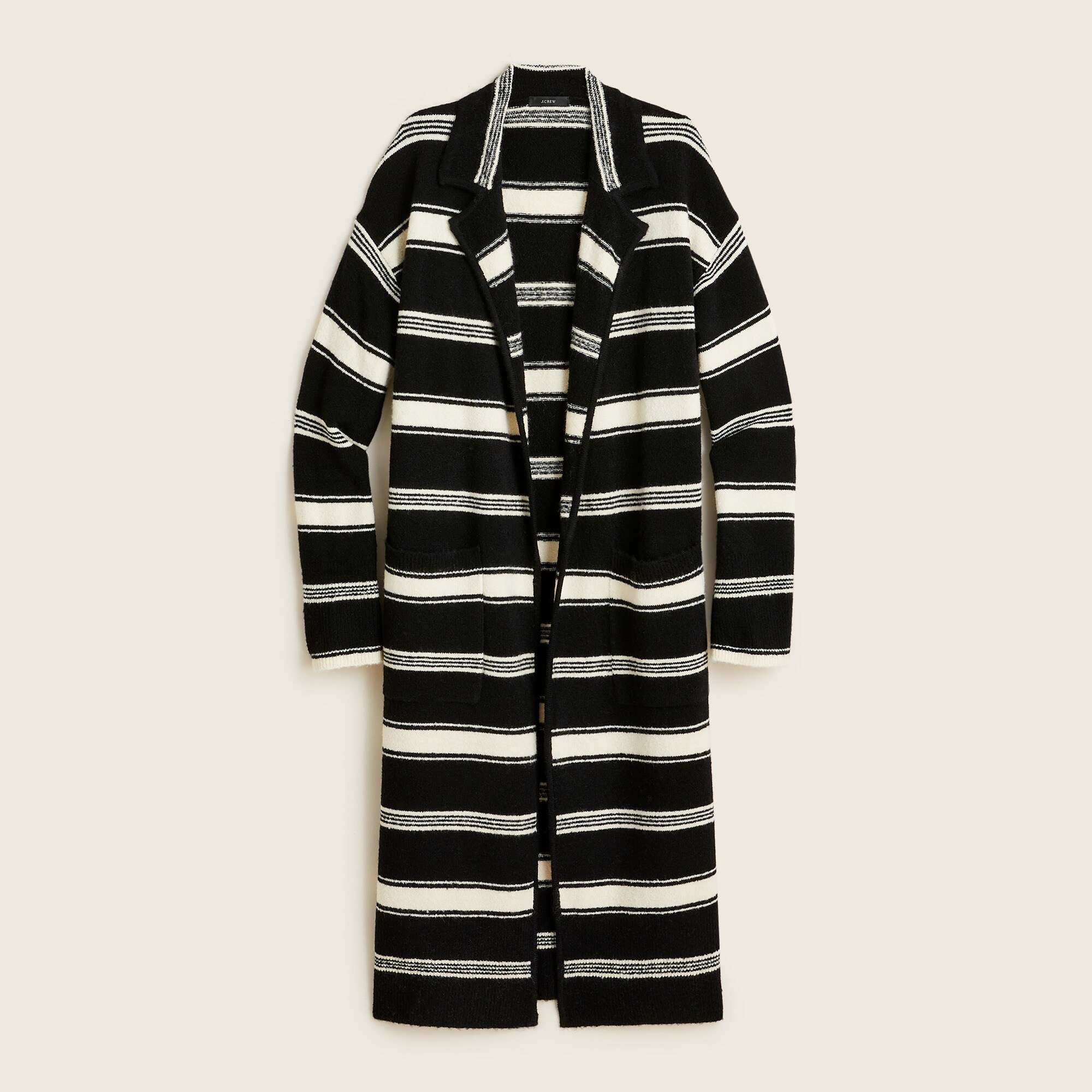 Striped sweater coat 2025