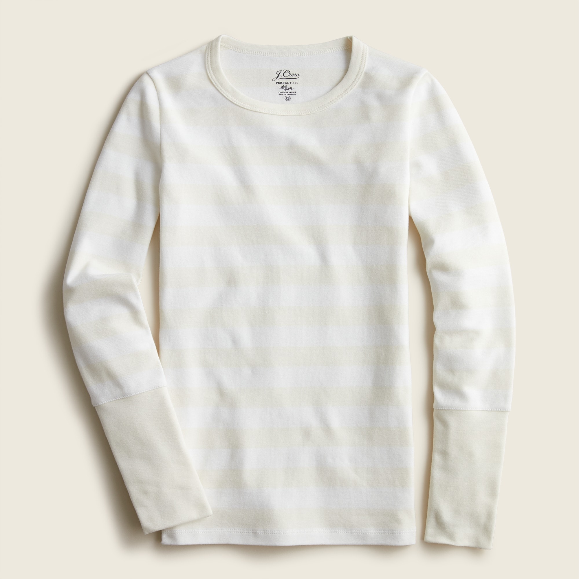 J.Crew: Perfect-fit Long-sleeve T-shirt For Women