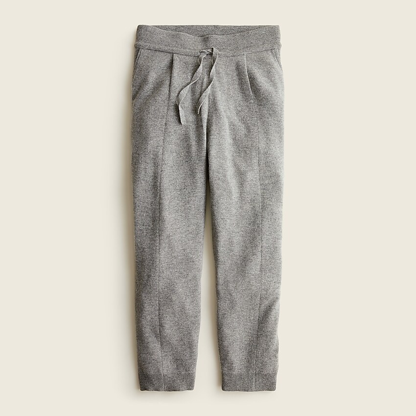 j.crew: cashmere drawstring sweatpant for women, right side, view zoomed