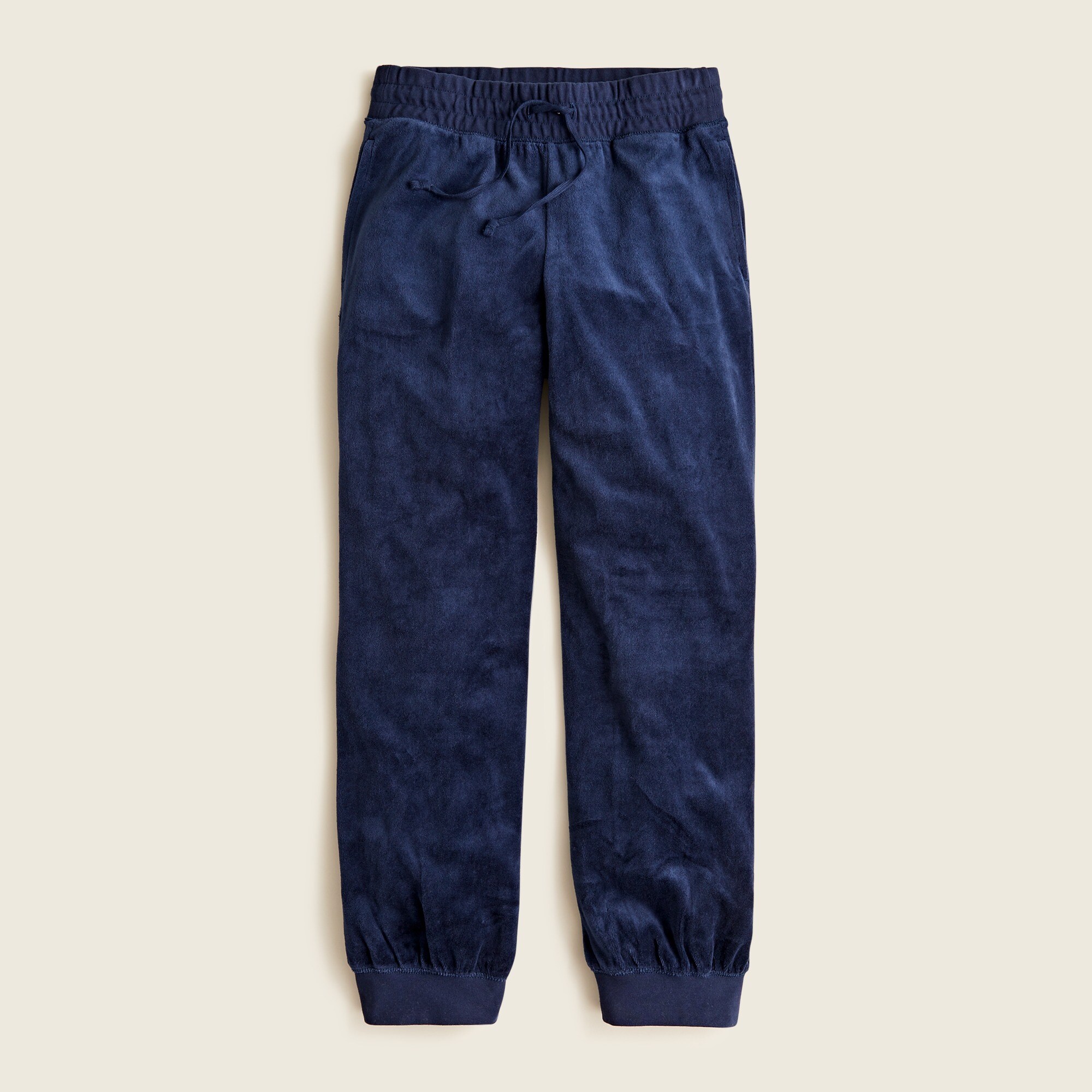Relaxed velour jogger pant