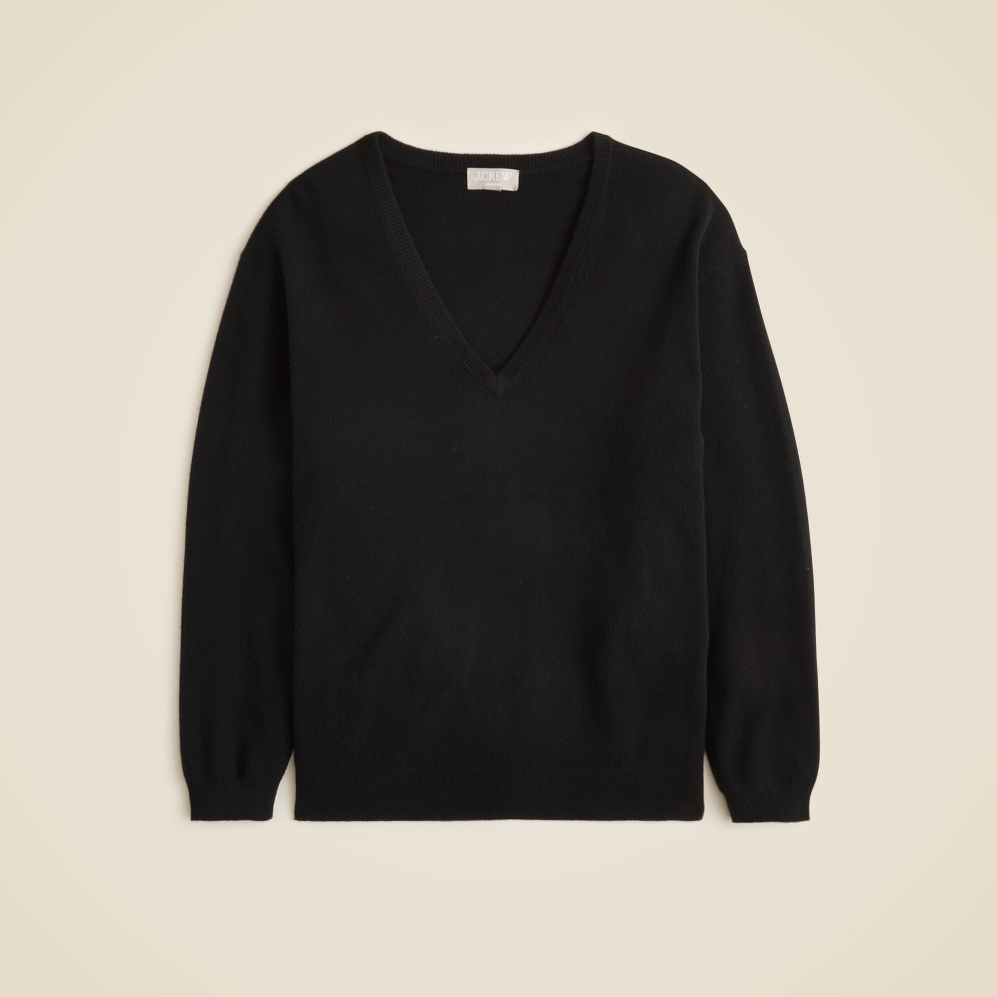 Cashmere relaxed V-neck sweater