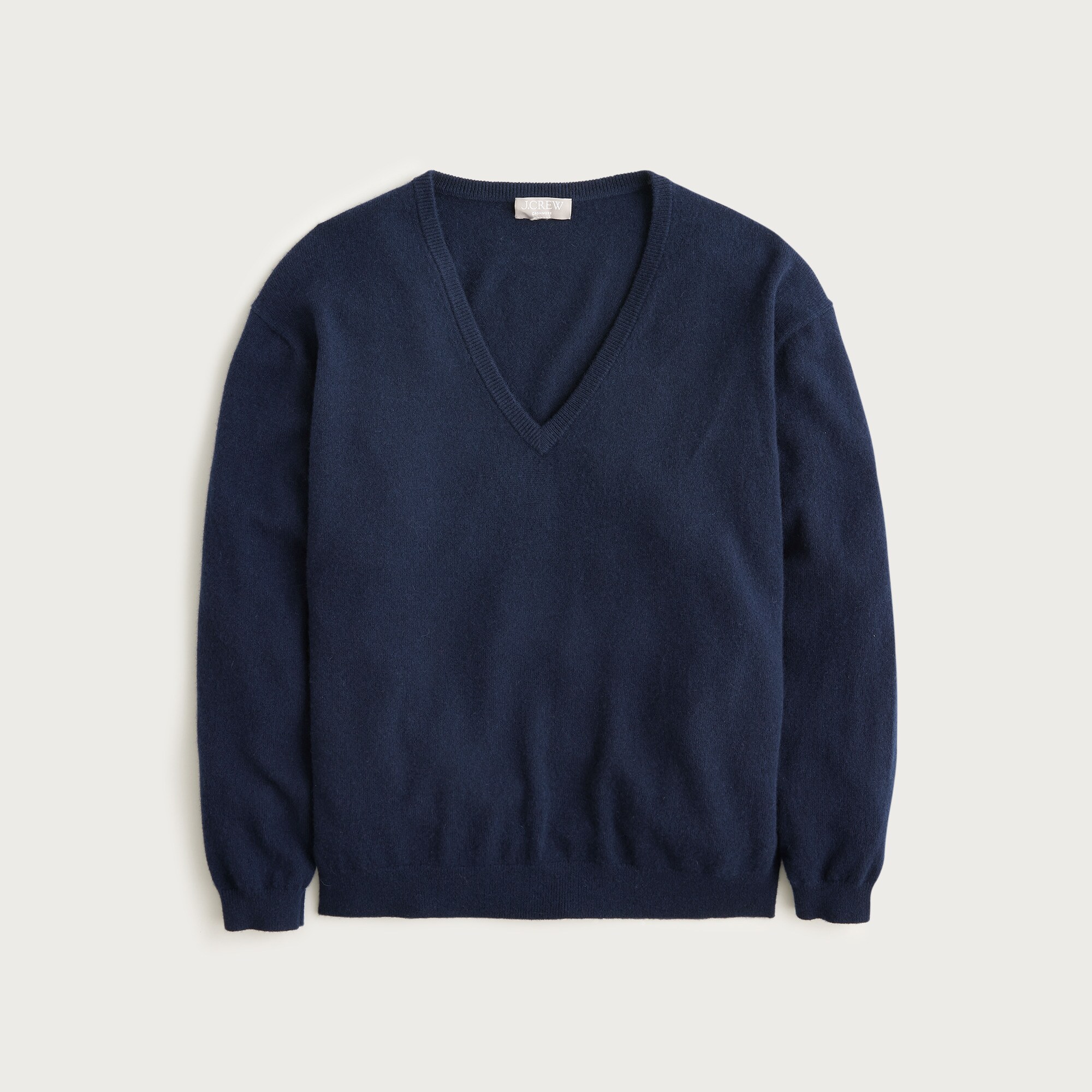 Cashmere relaxed V-neck sweater