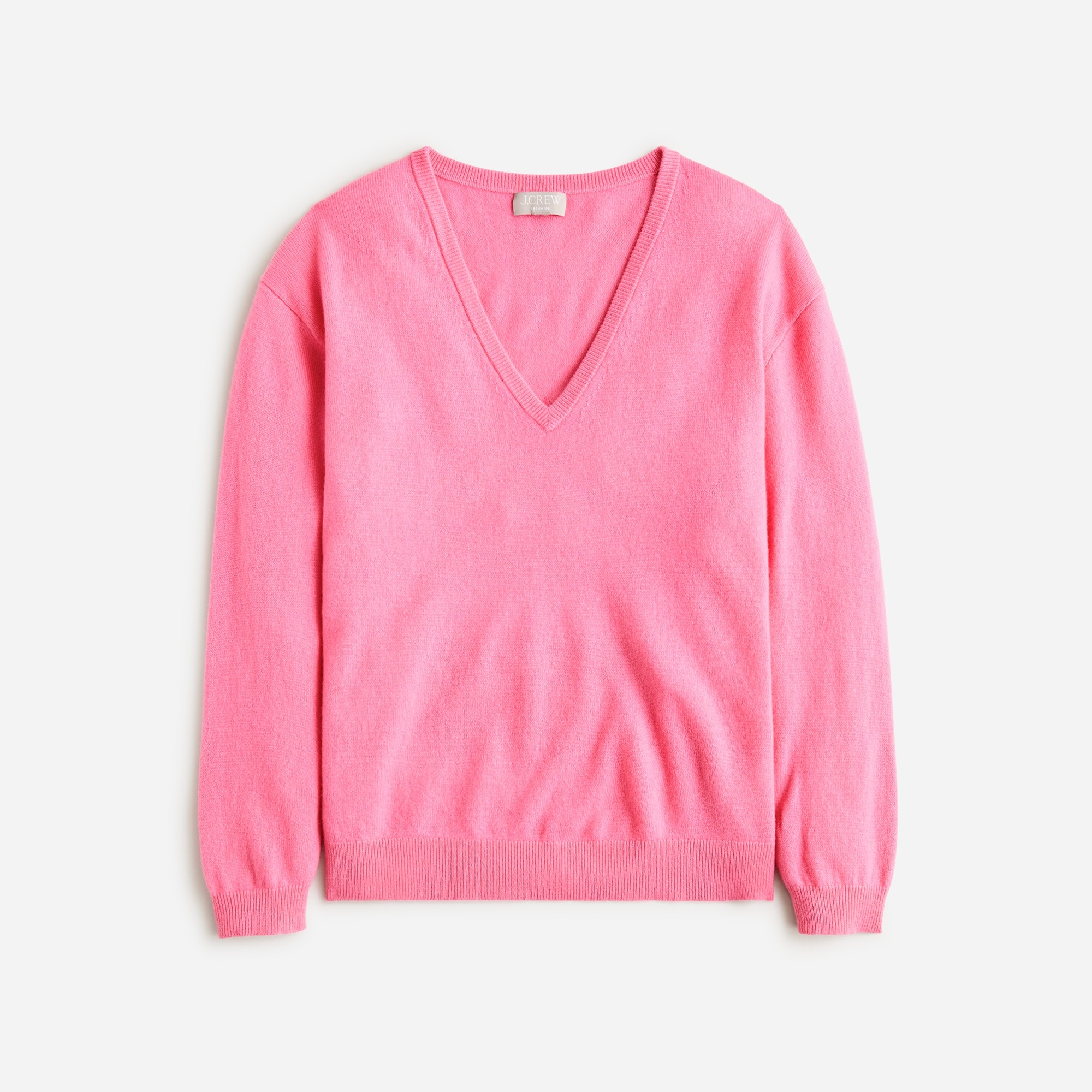 Cashmere relaxed V-neck sweater