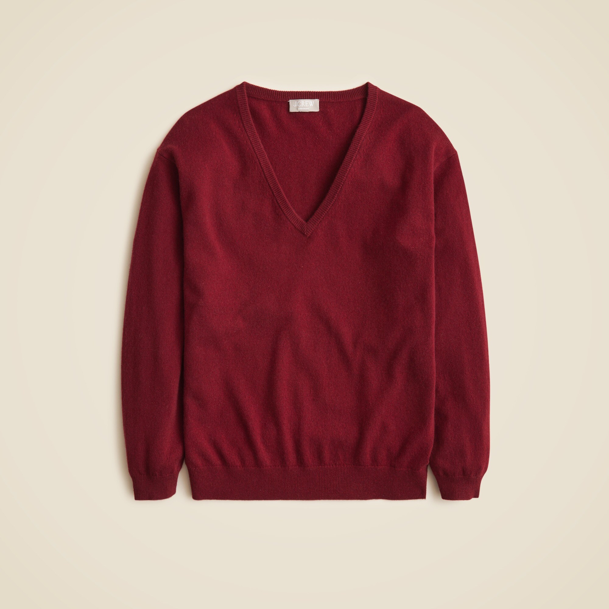 Cashmere relaxed V-neck sweater