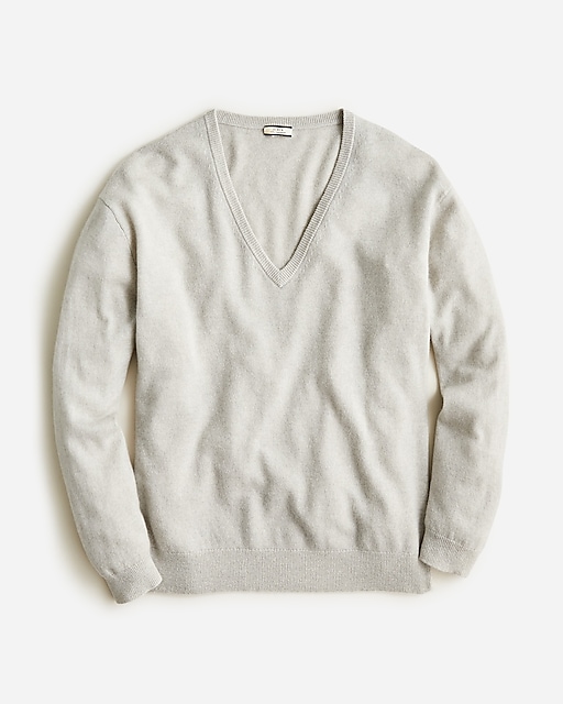  Cashmere relaxed V-neck sweater