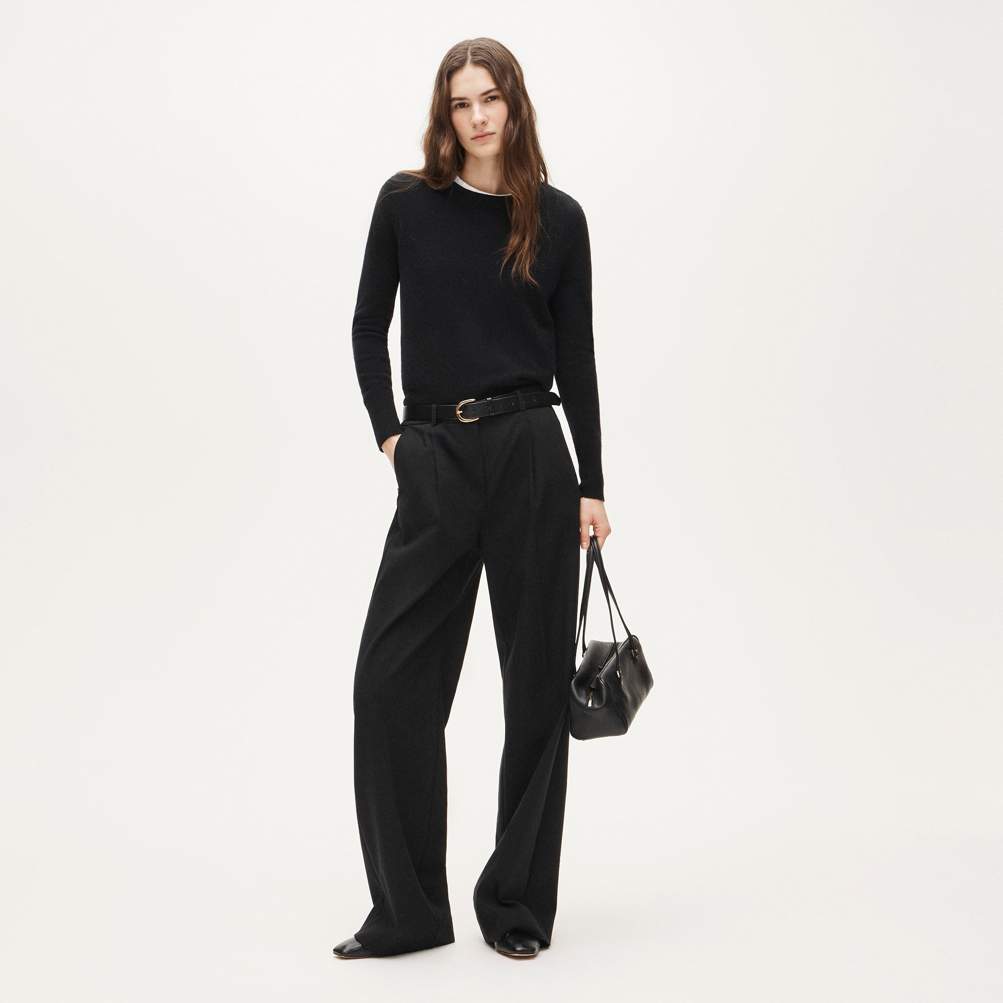 Cashmere classic-fit crewneck sweater