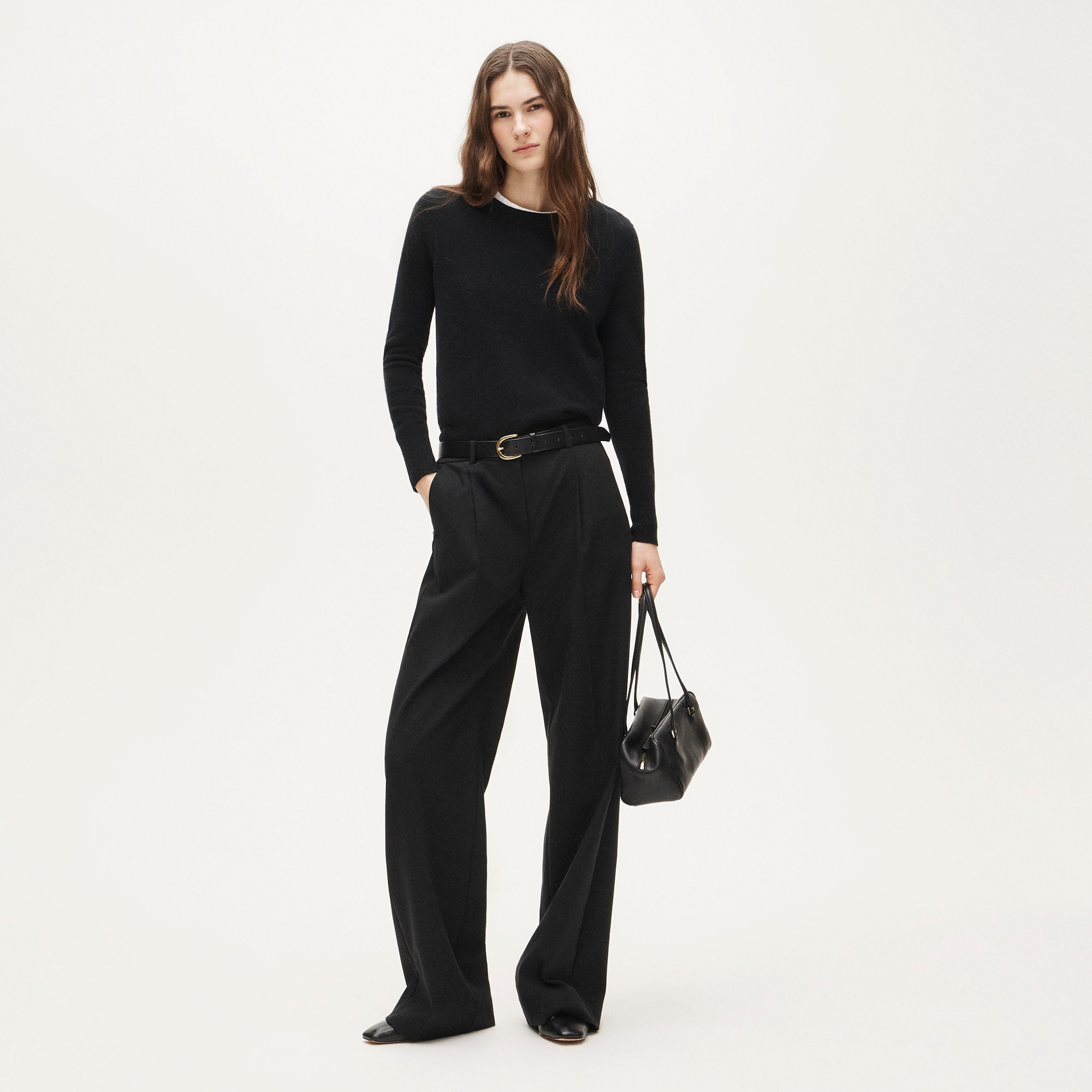 Cashmere classic-fit crewneck sweater
