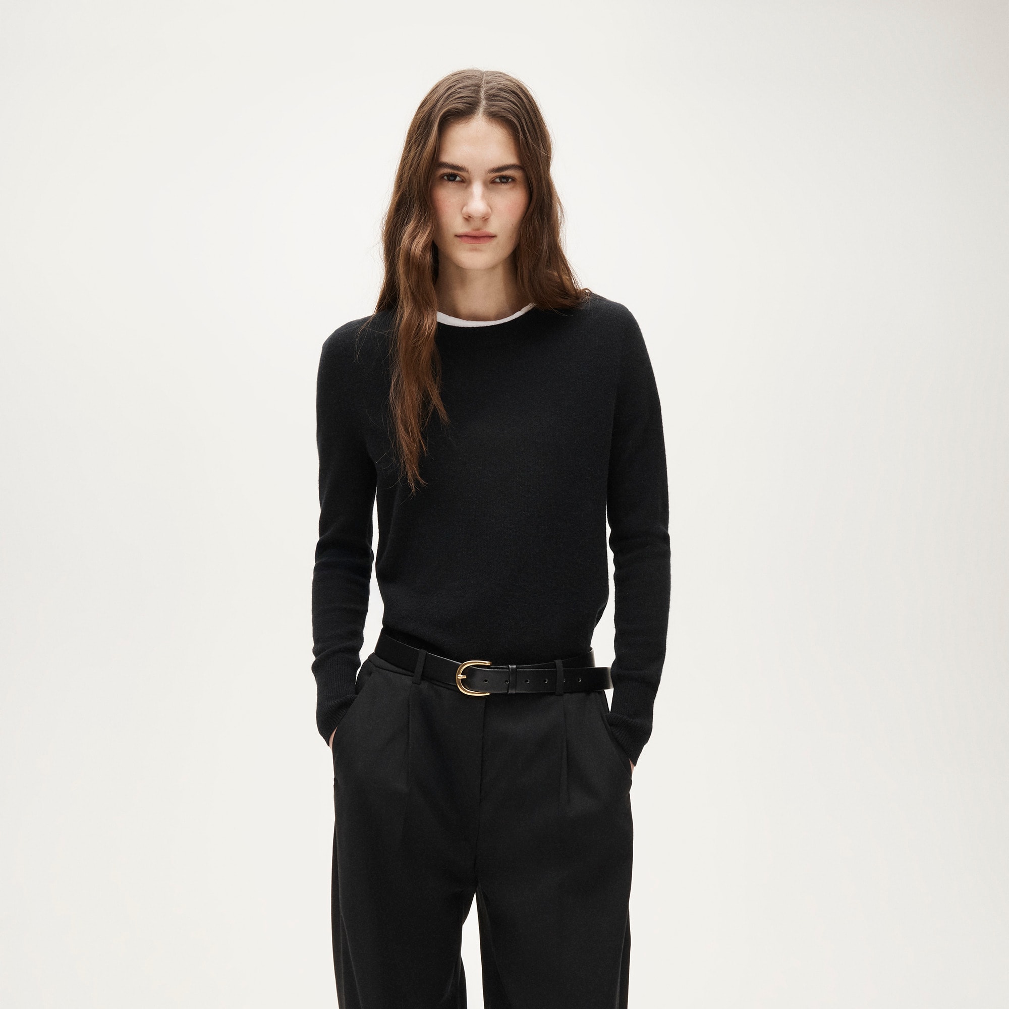 Cashmere classic-fit crewneck sweater