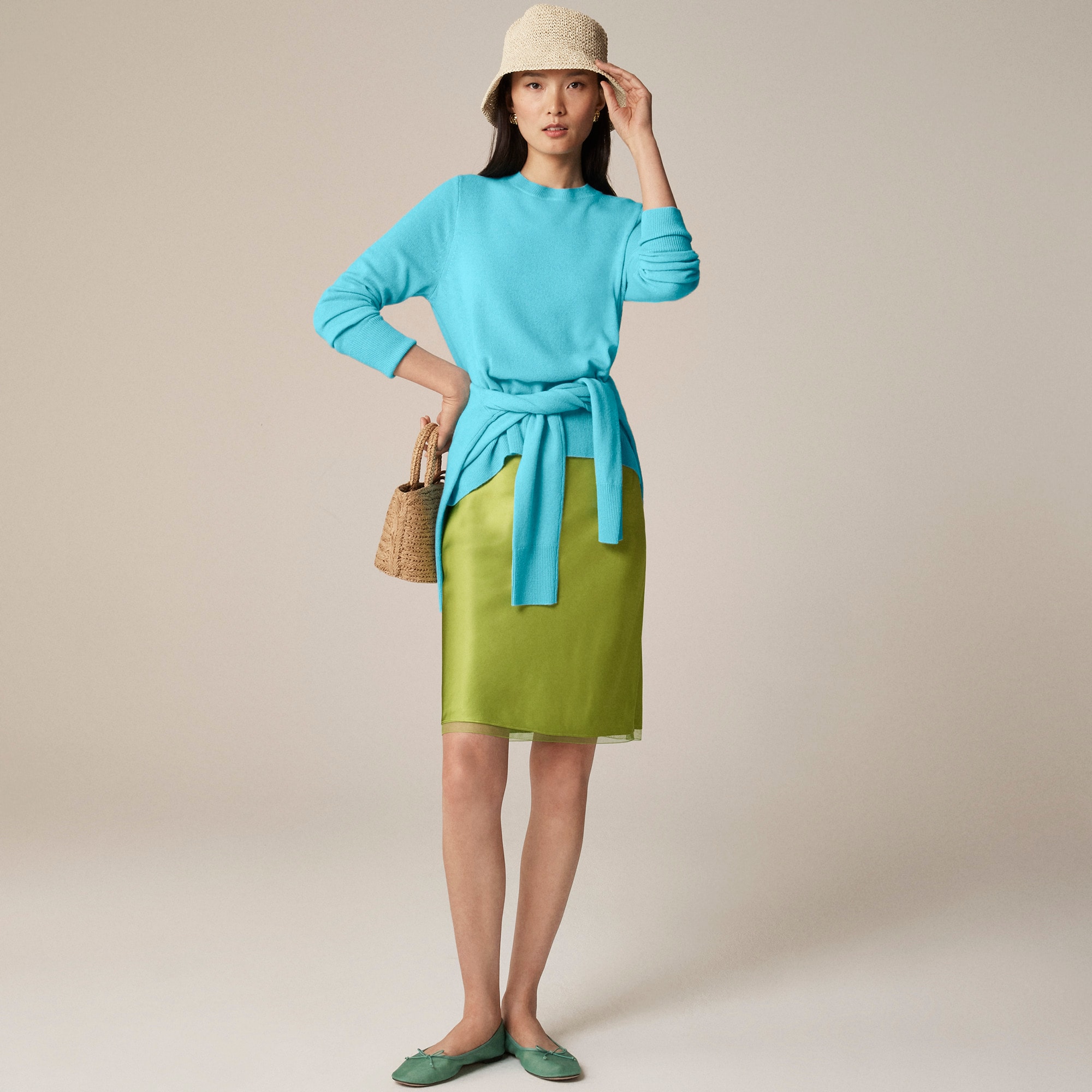 womens Cashmere classic-fit crewneck sweater