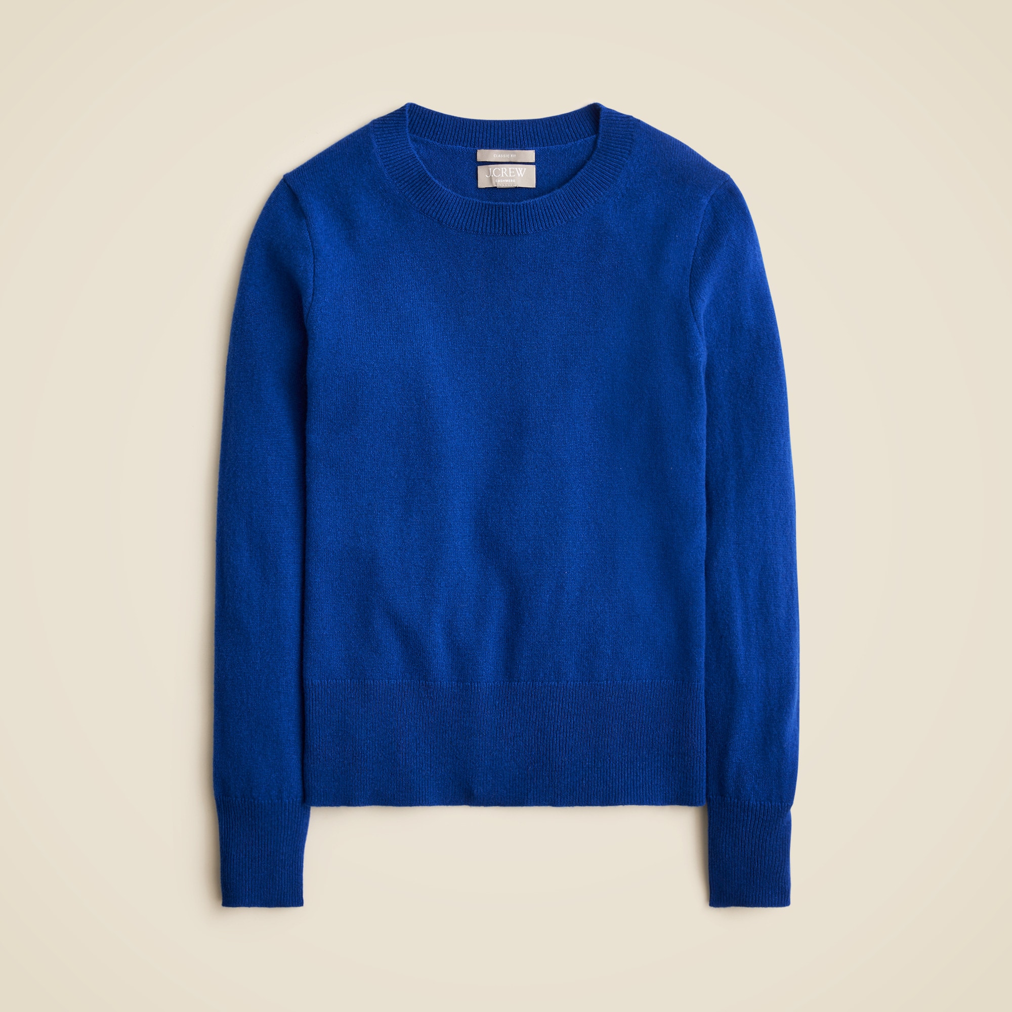 womens Cashmere classic-fit crewneck sweater