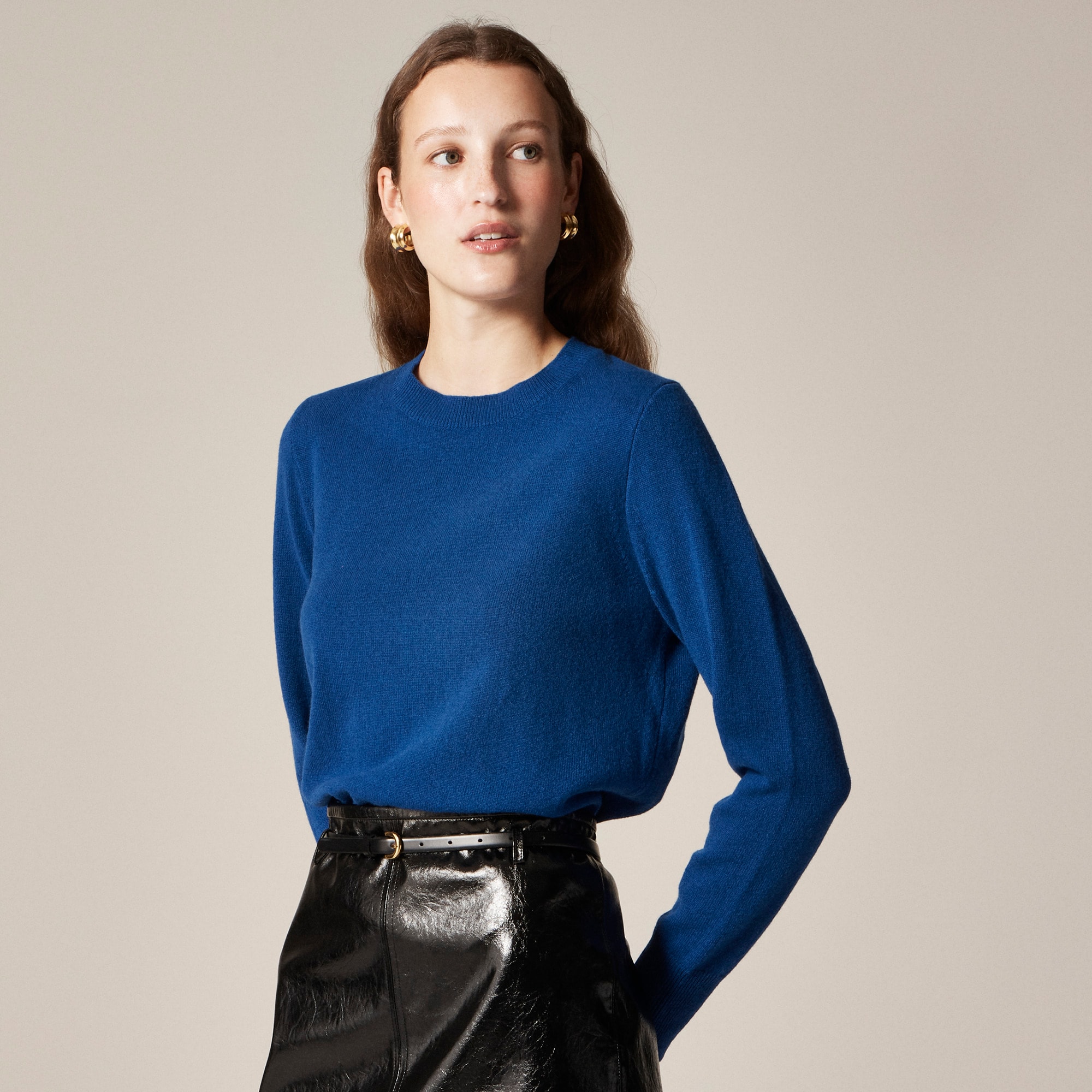 Cashmere classic-fit crewneck sweater