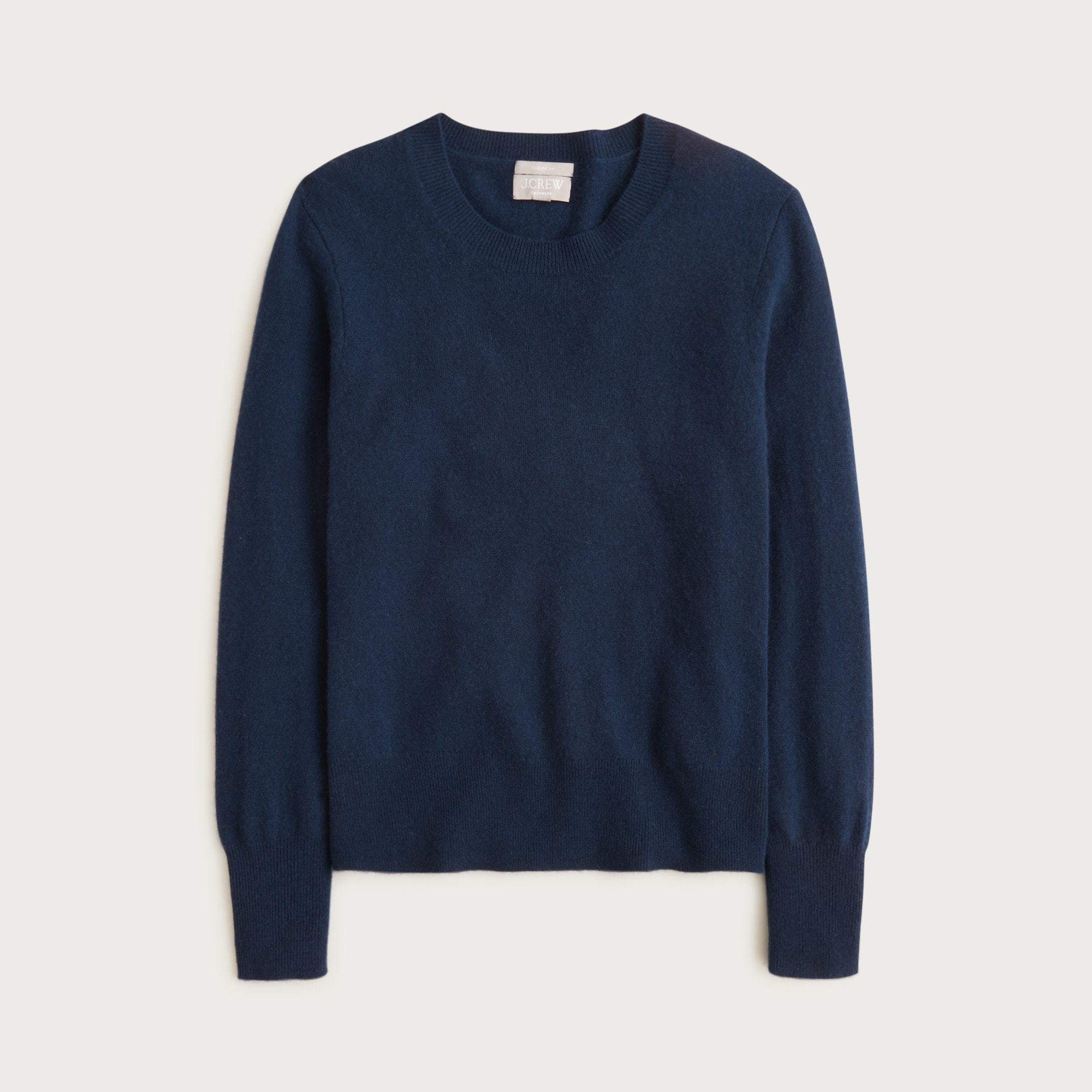 womens Cashmere classic-fit crewneck sweater