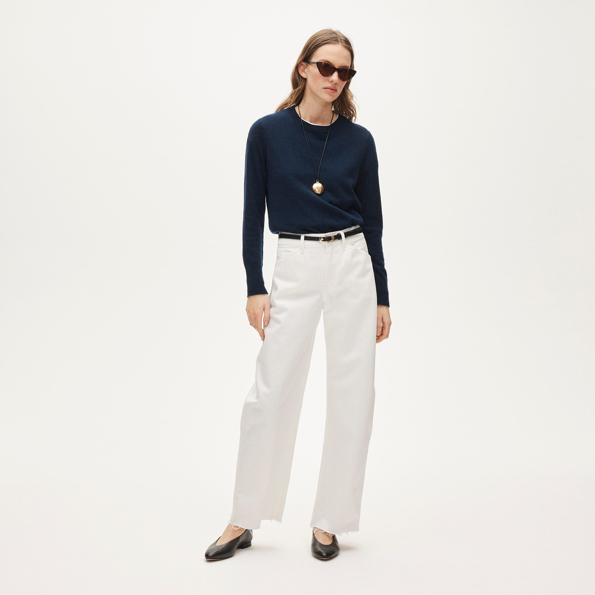 Cashmere classic-fit crewneck sweater