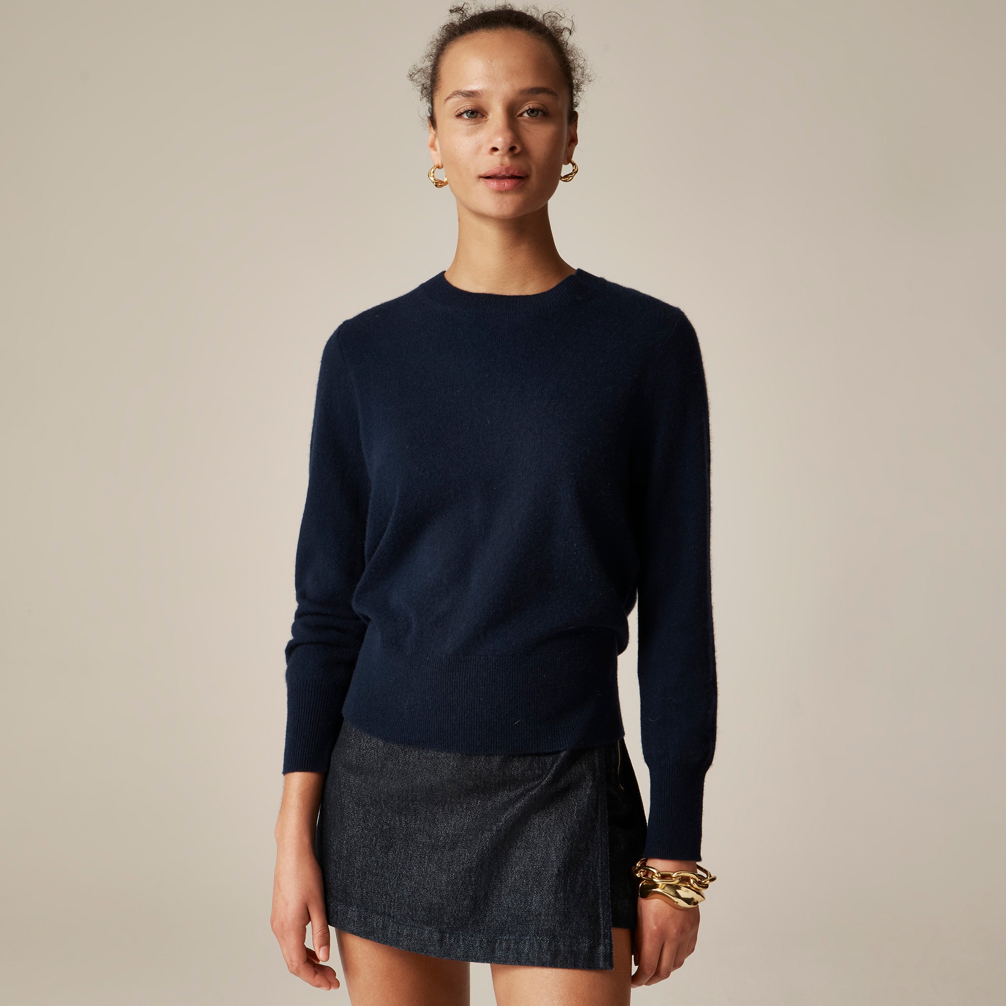 Cashmere classic-fit crewneck sweater