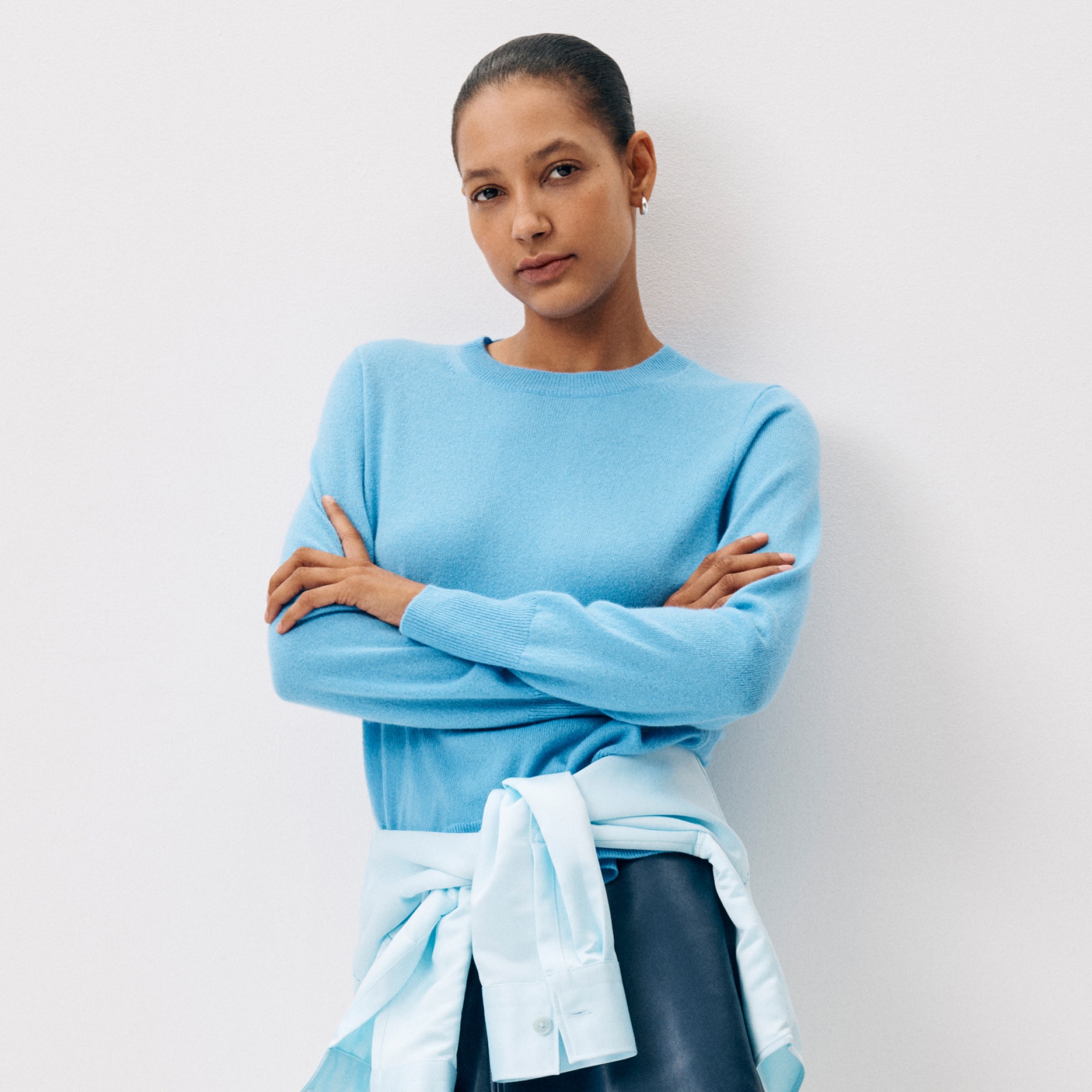 Cashmere classic-fit crewneck sweater