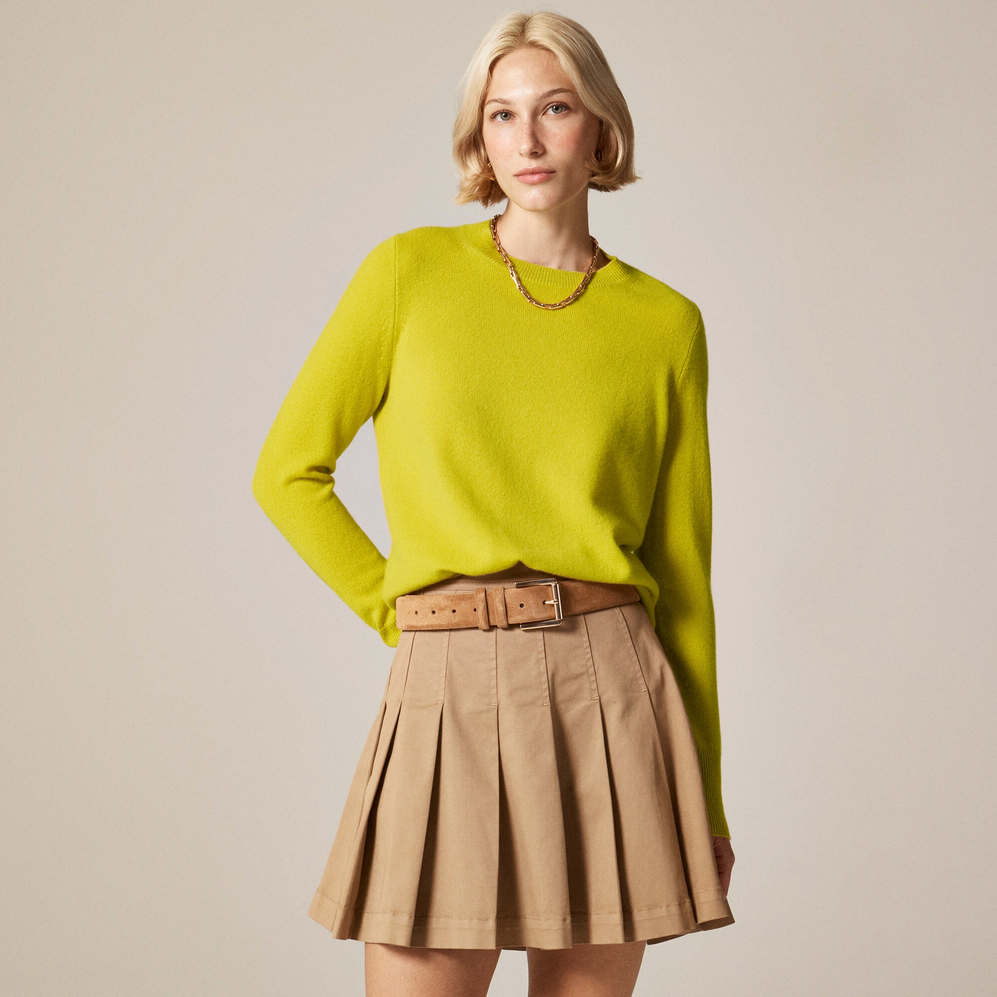 Cashmere classic-fit crewneck sweater