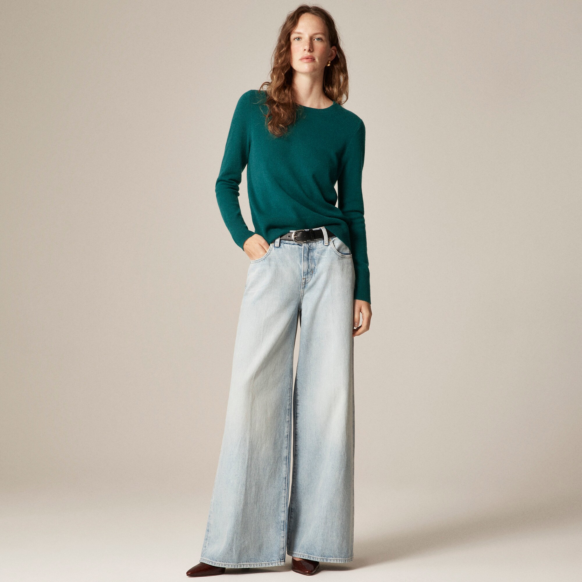 Cashmere classic-fit crewneck sweater