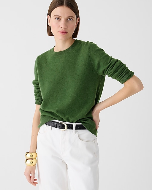 womens Cashmere classic-fit crewneck sweater