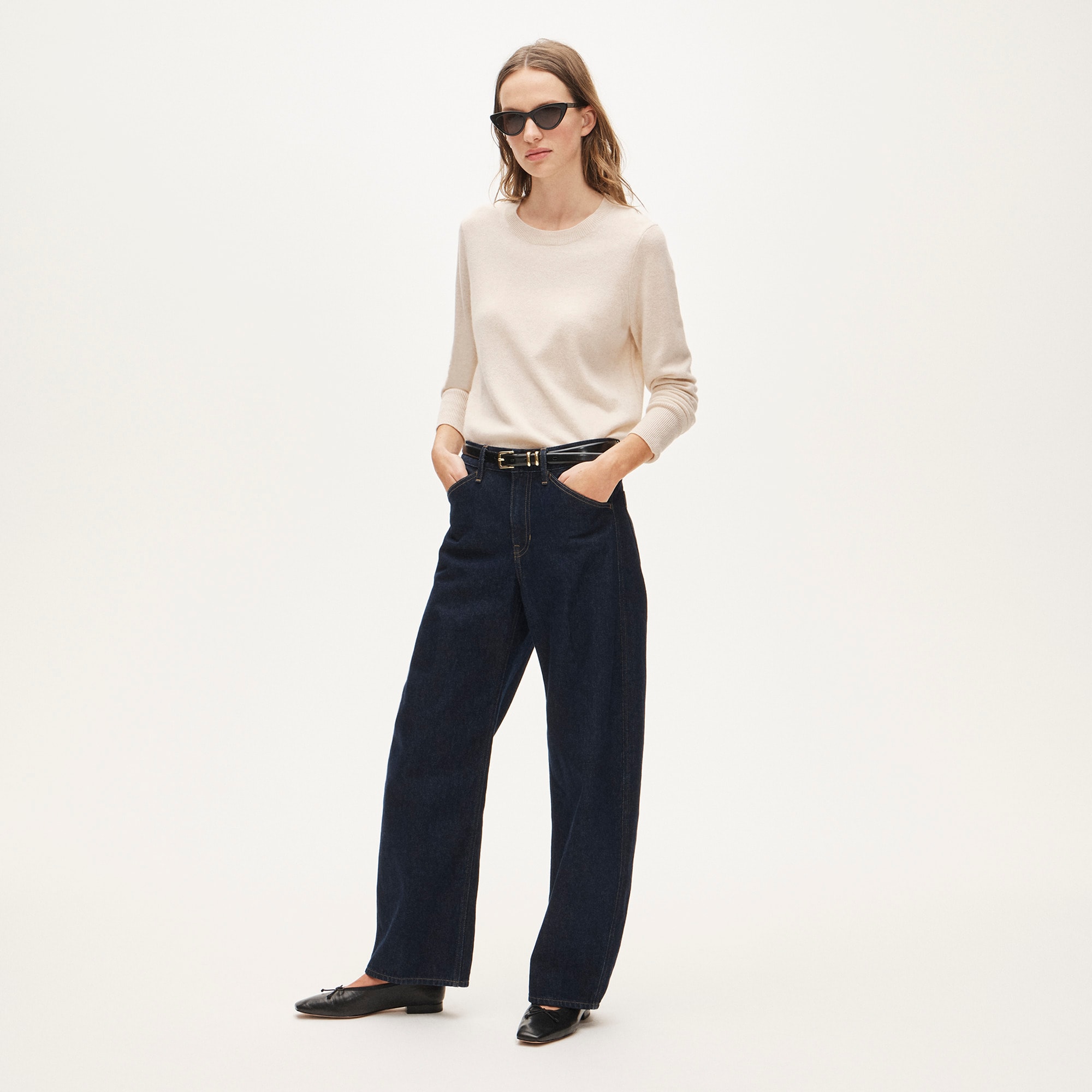 Cashmere classic-fit crewneck sweater