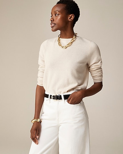 j.crew: cashmere classic-fit crewneck sweater for women