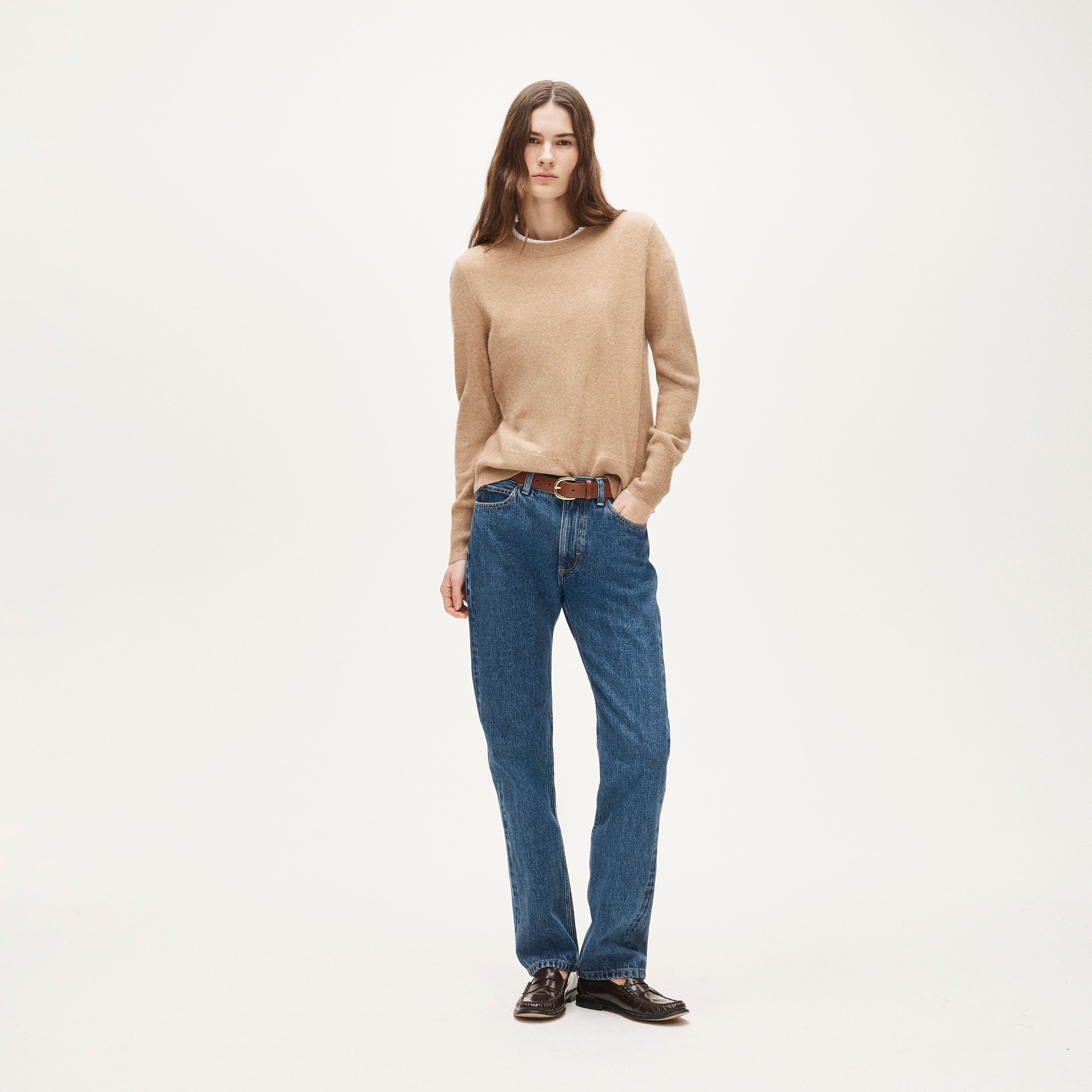 Cashmere classic-fit crewneck sweater