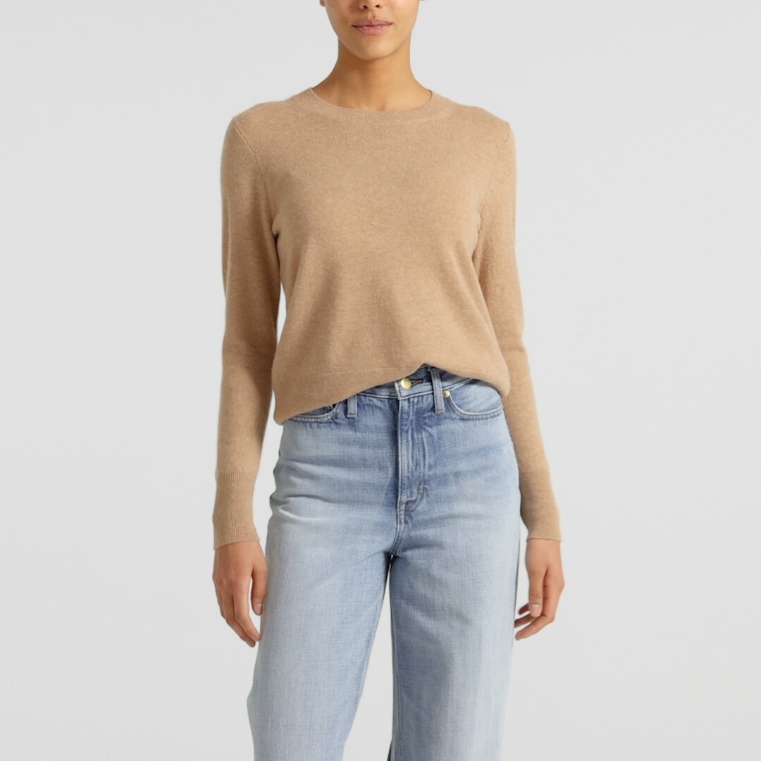 Cashmere classic-fit crewneck sweater