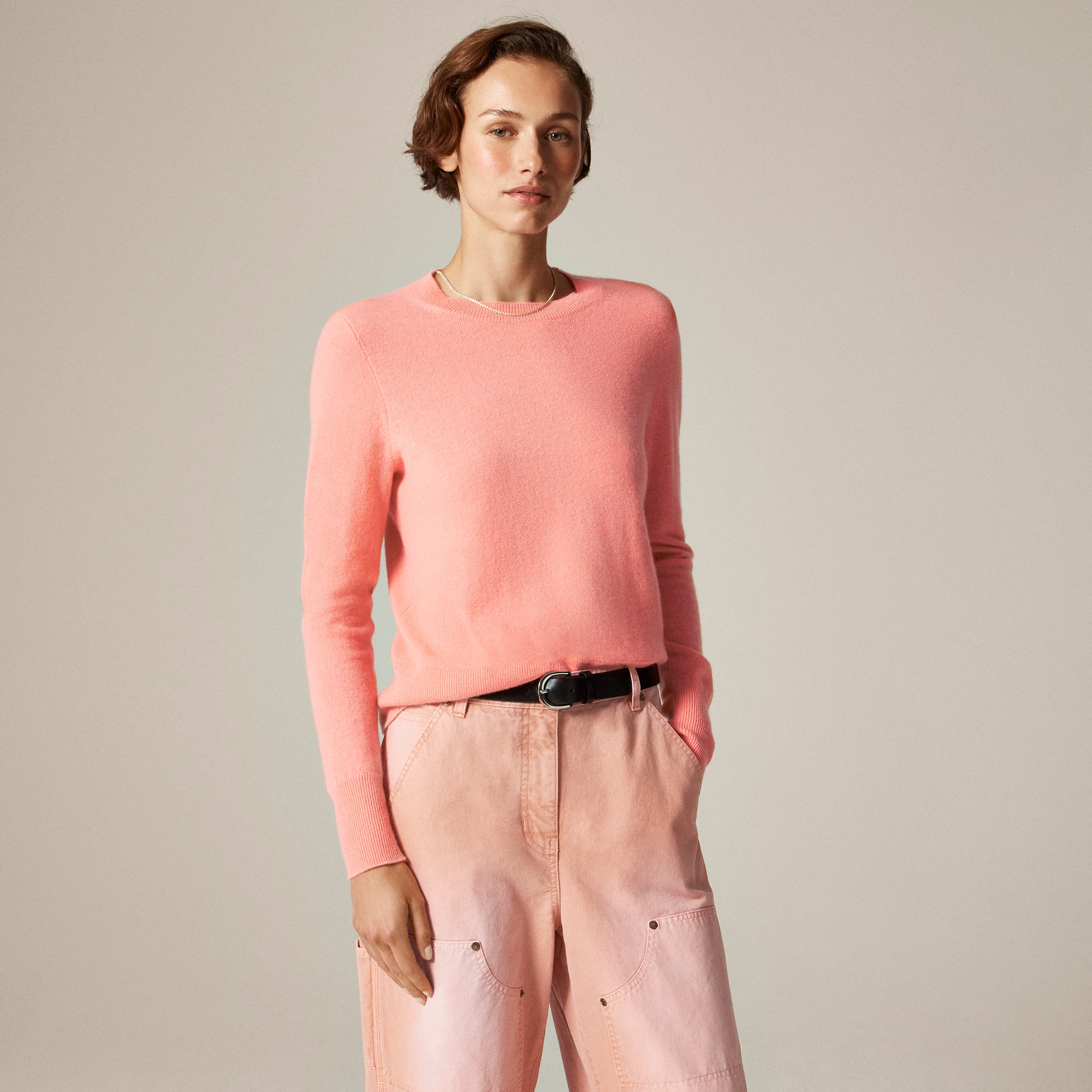  Cashmere classic-fit crewneck sweater