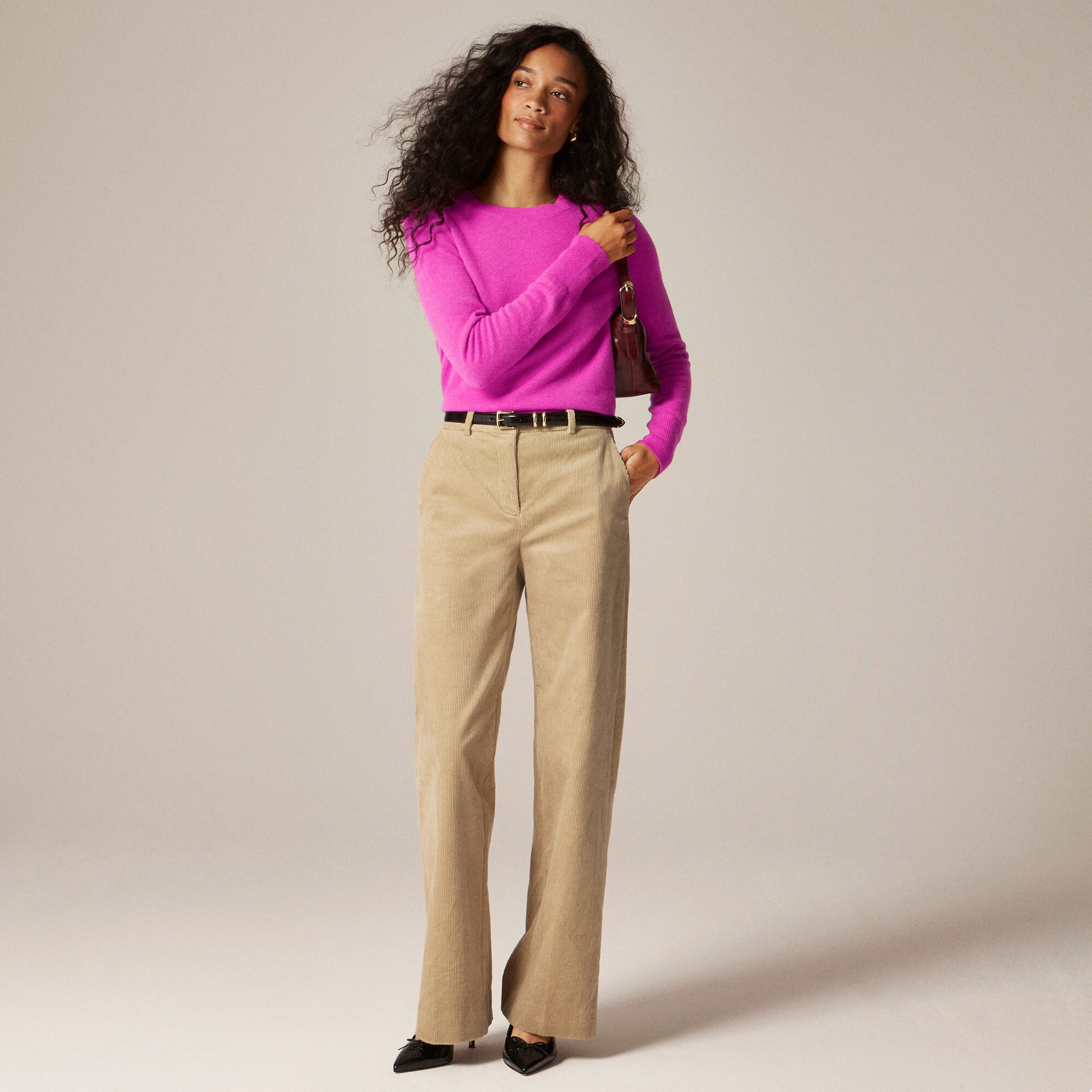 Cashmere classic-fit crewneck sweater