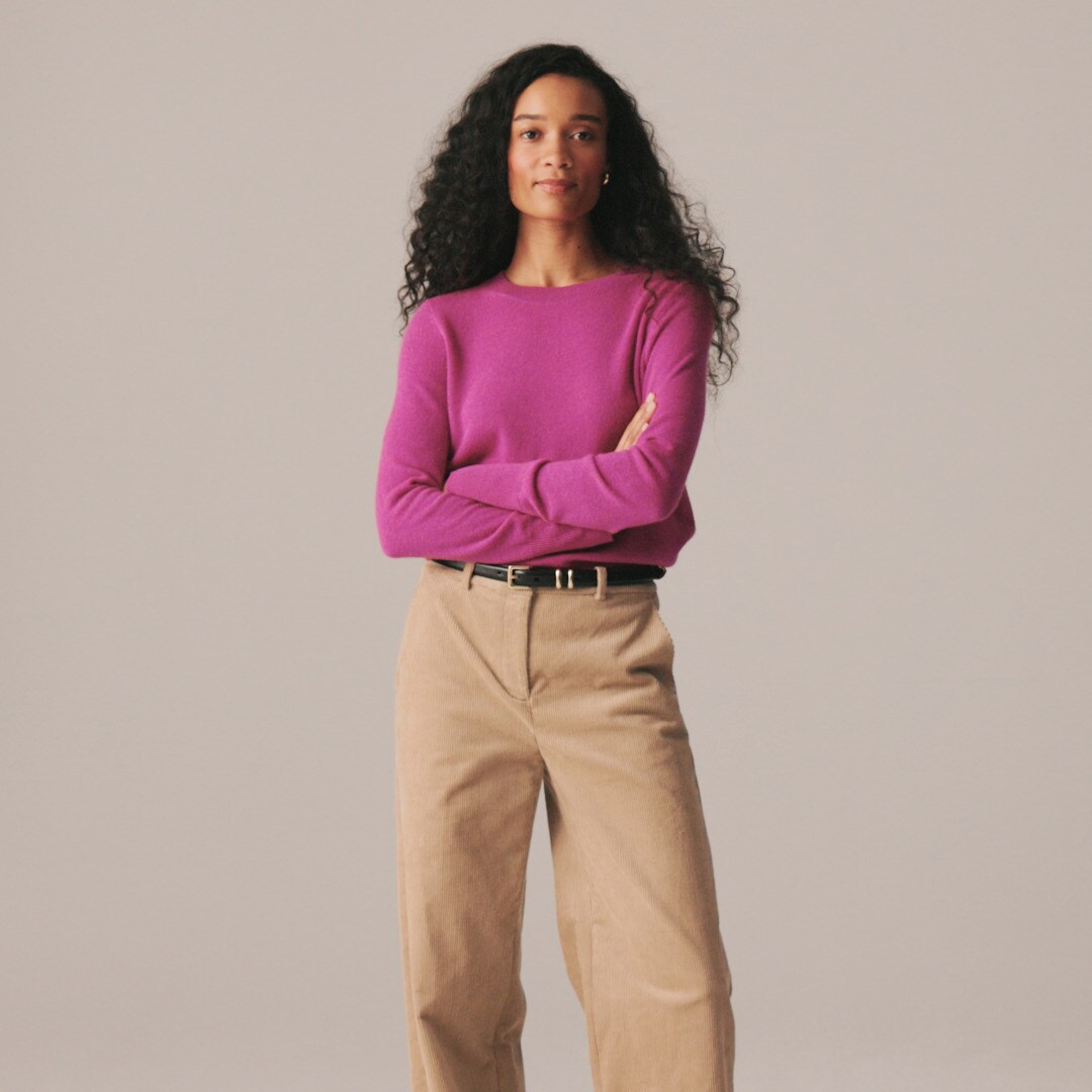 Cashmere classic-fit crewneck sweater