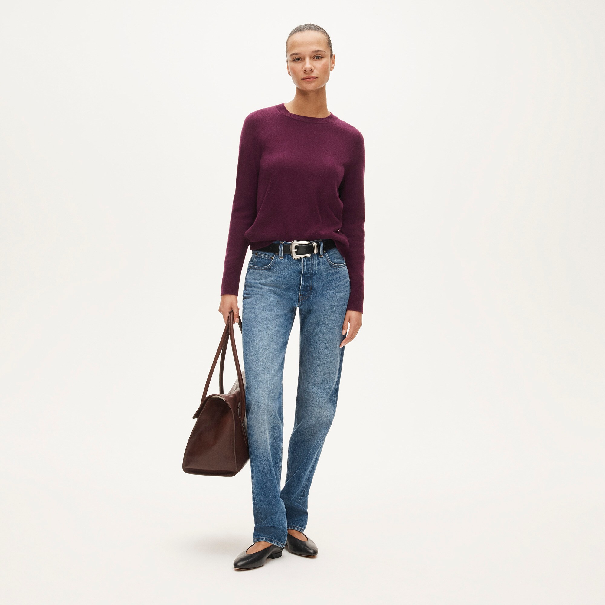 Cashmere classic-fit crewneck sweater