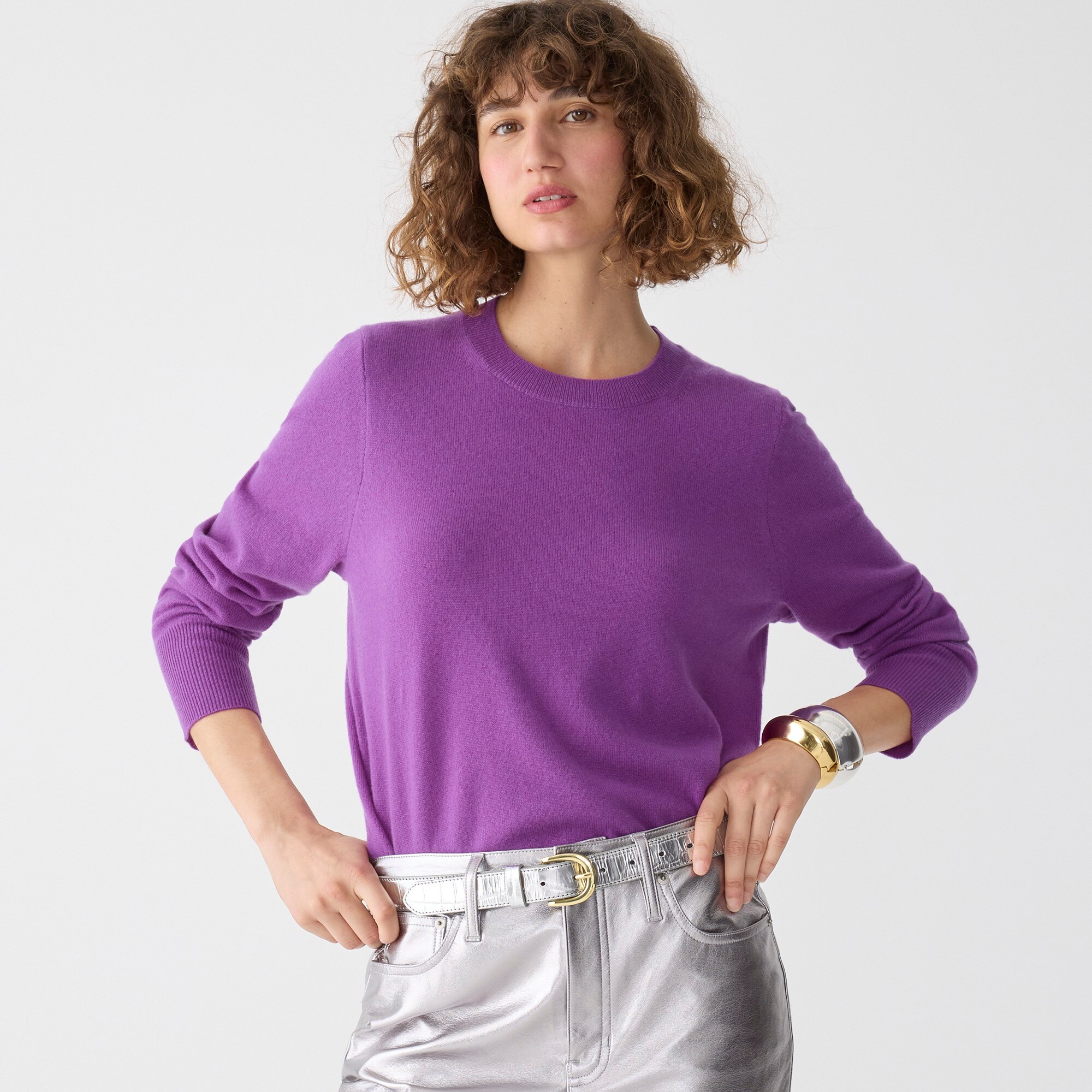 Cashmere classic-fit crewneck sweater
