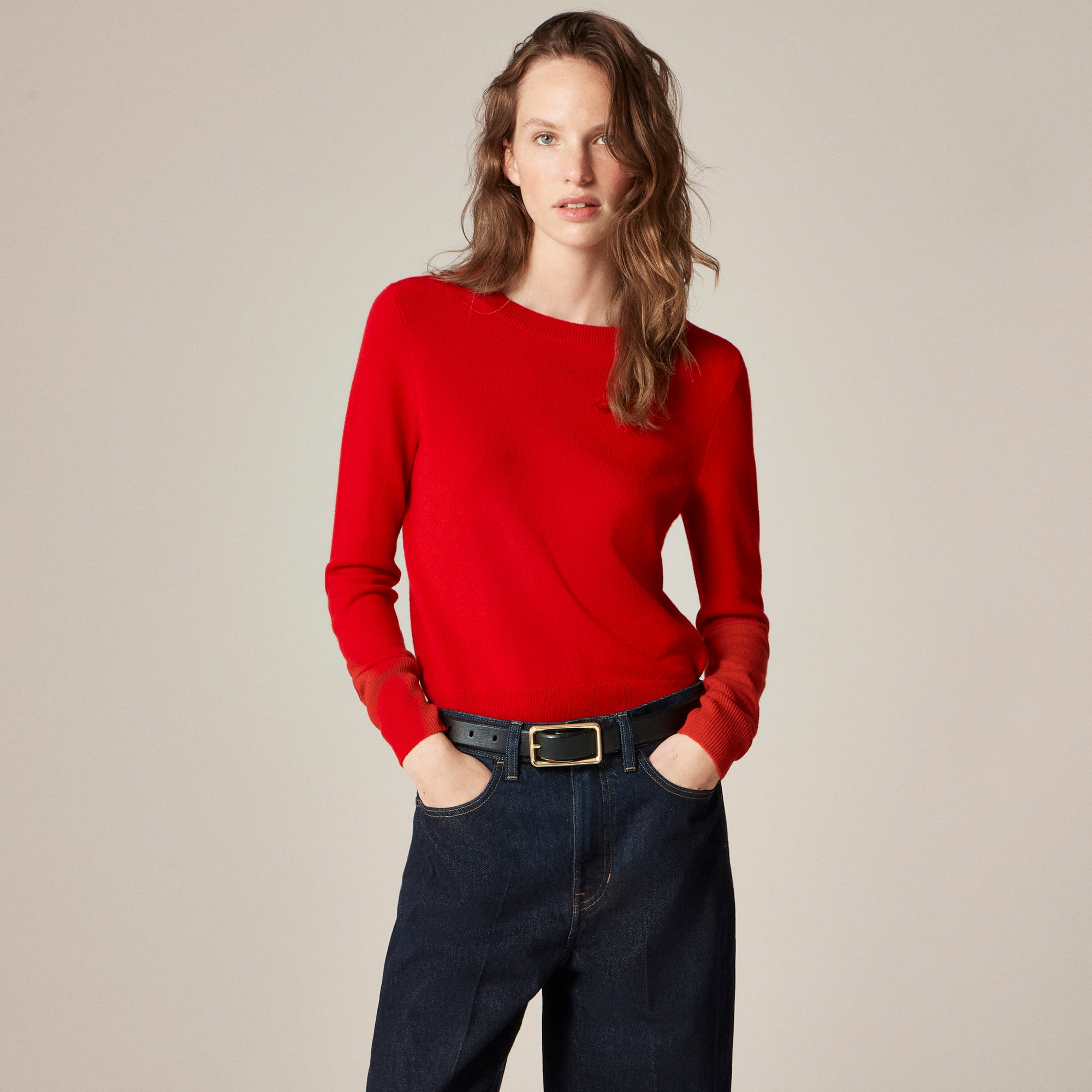  Cashmere classic-fit crewneck sweater