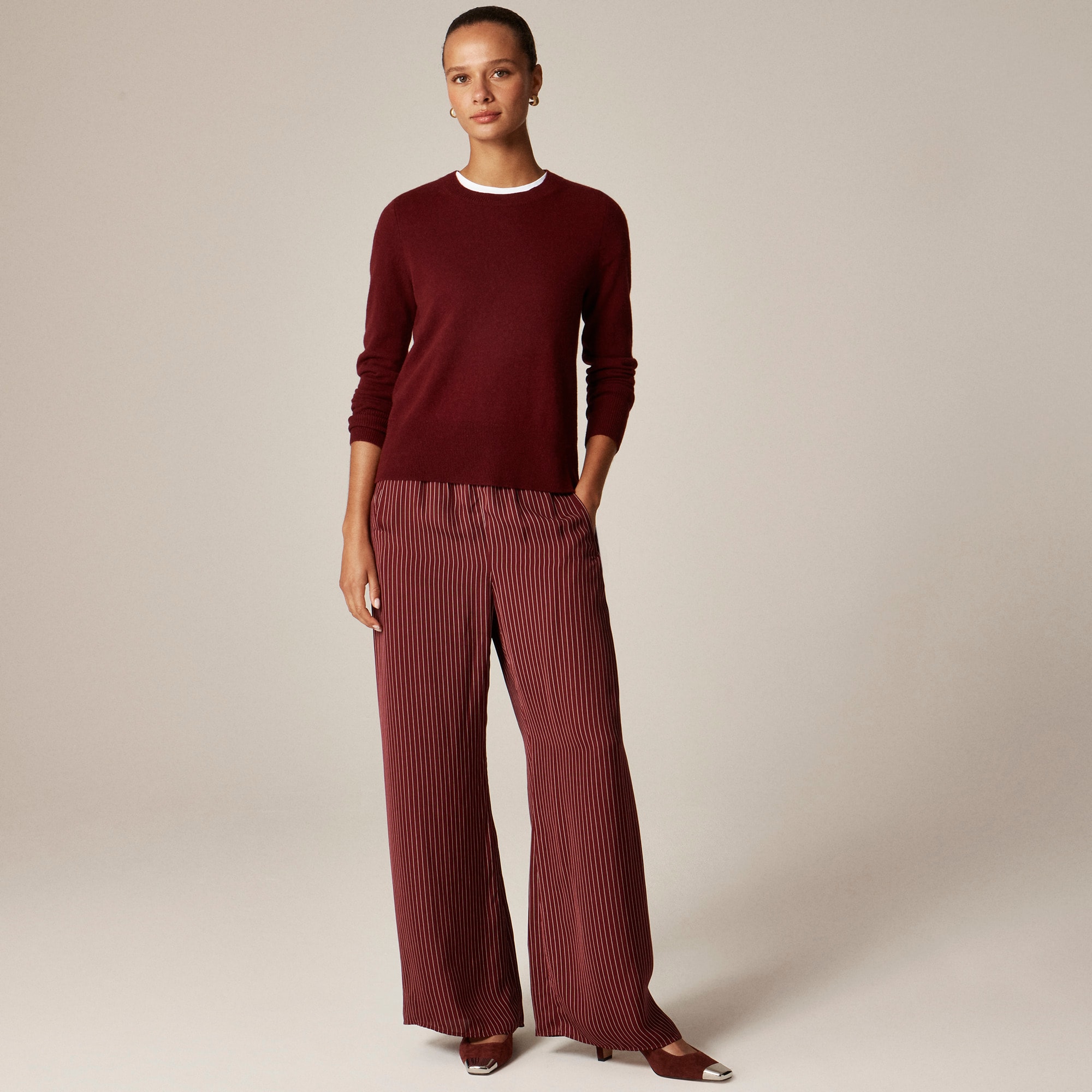 Cashmere classic-fit crewneck sweater