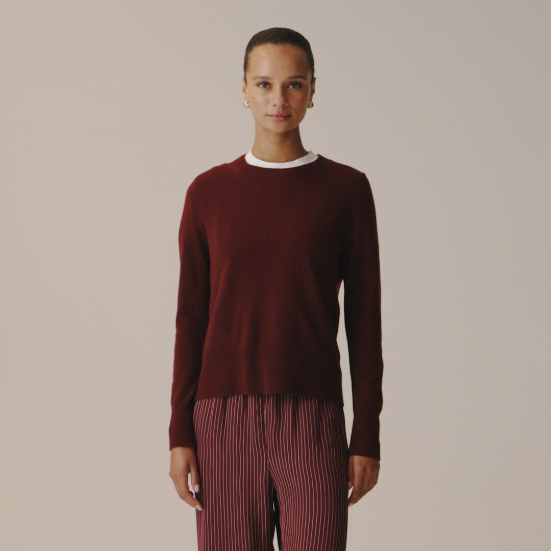 Cashmere classic-fit crewneck sweater