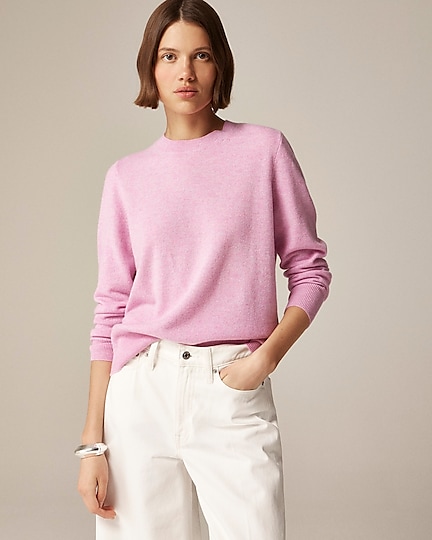 j.crew: cashmere classic-fit crewneck sweater for women
