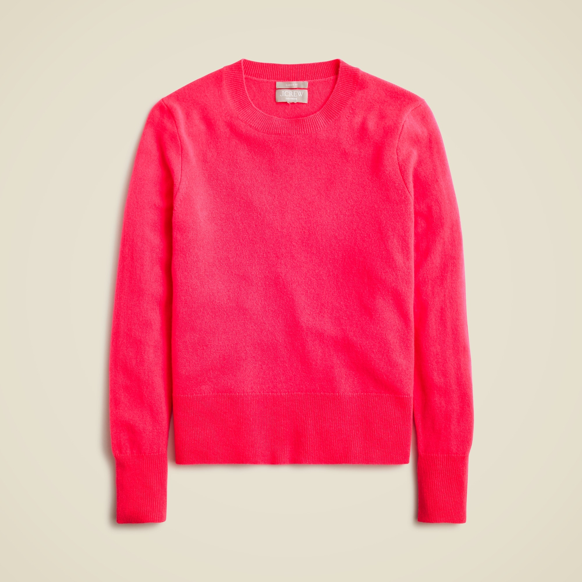 womens Cashmere classic-fit crewneck sweater