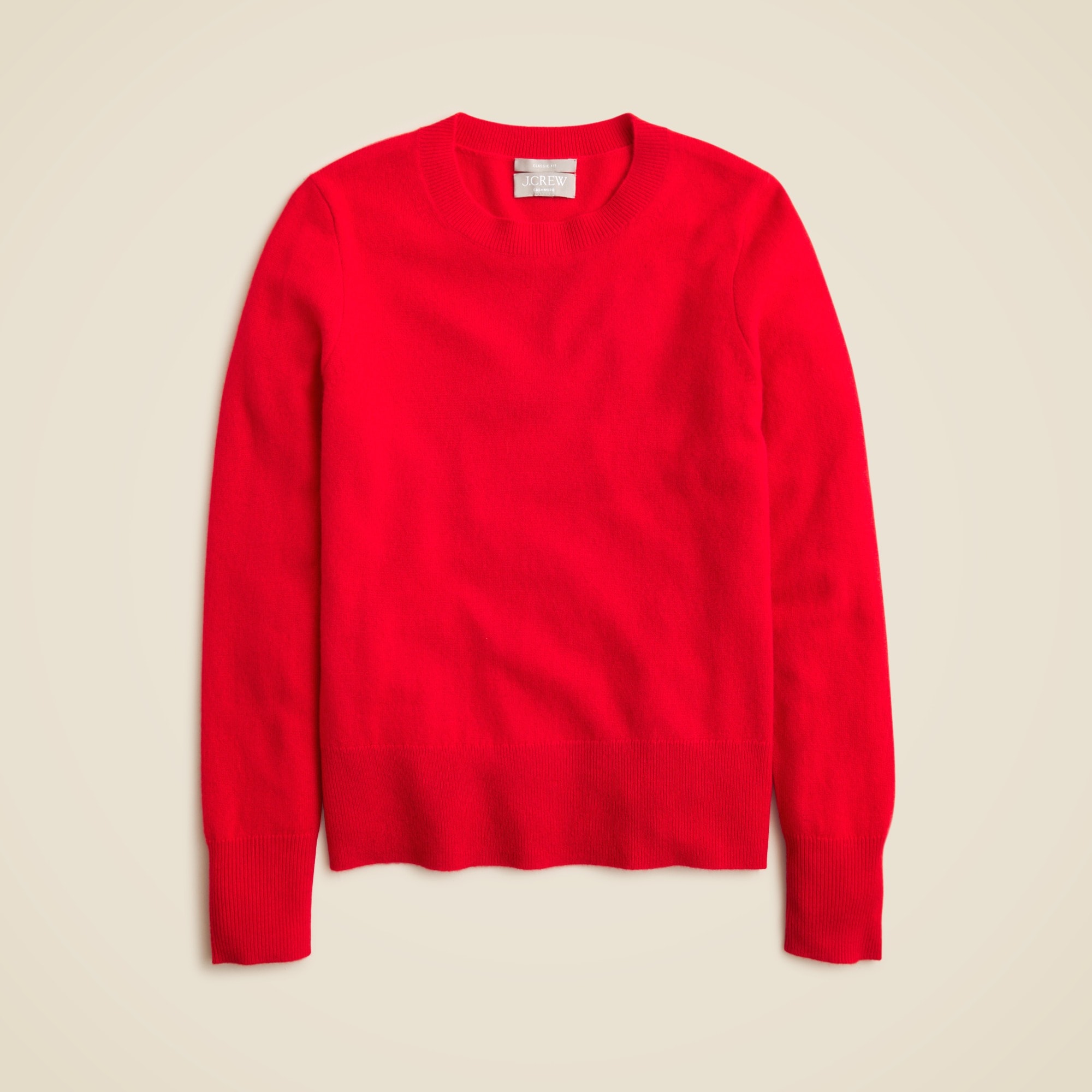 womens Cashmere classic-fit crewneck sweater