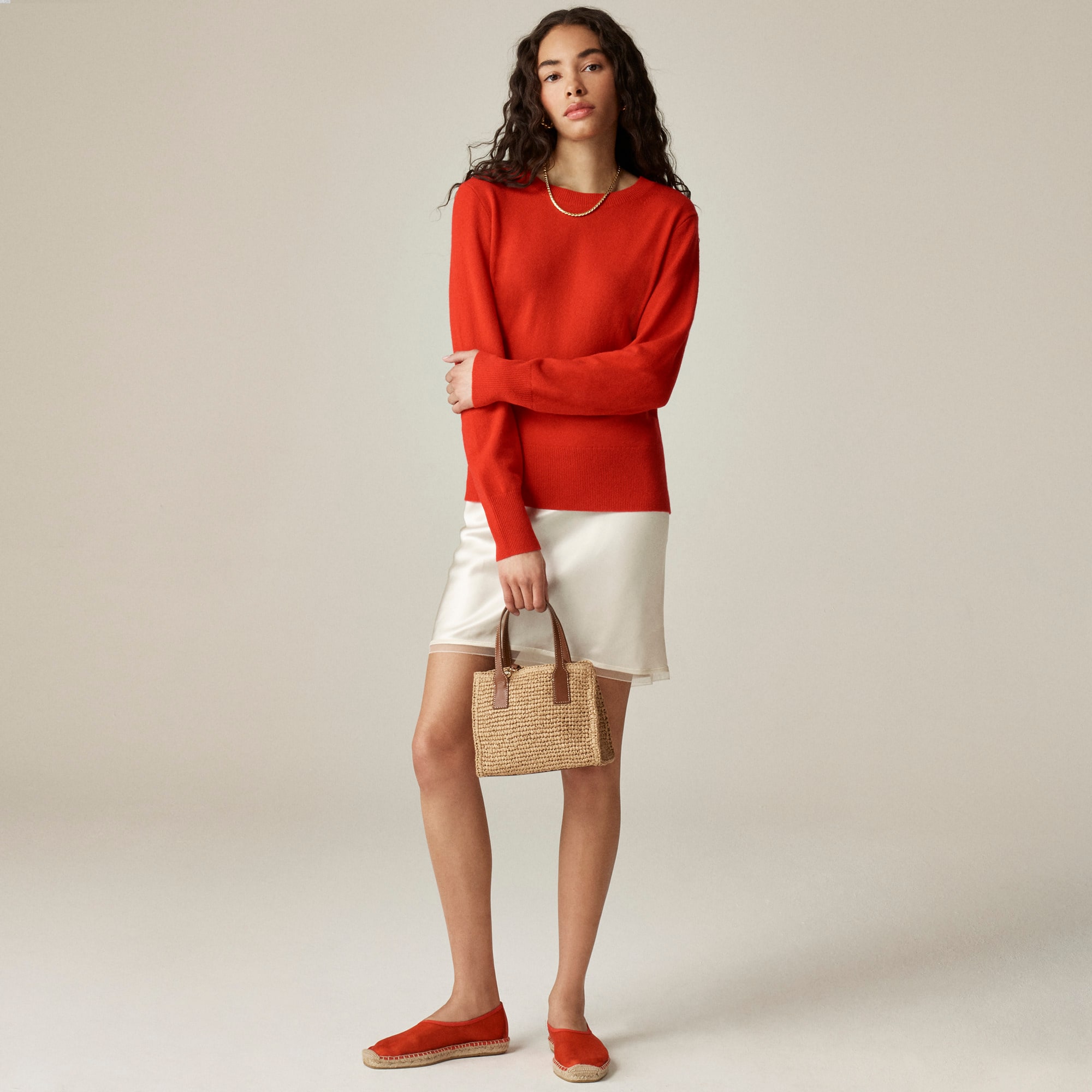 Cashmere classic-fit crewneck sweater