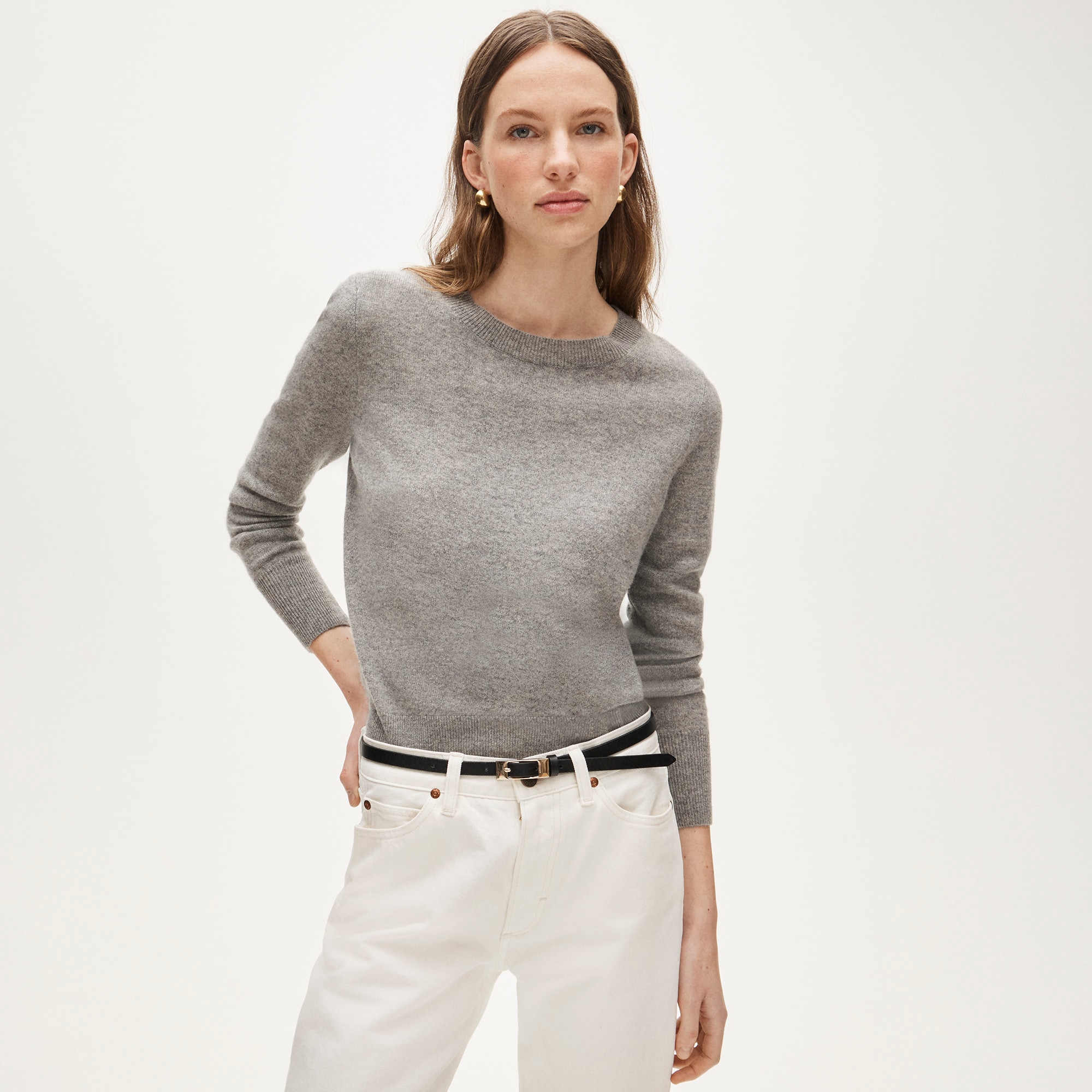 Cashmere classic-fit crewneck sweater