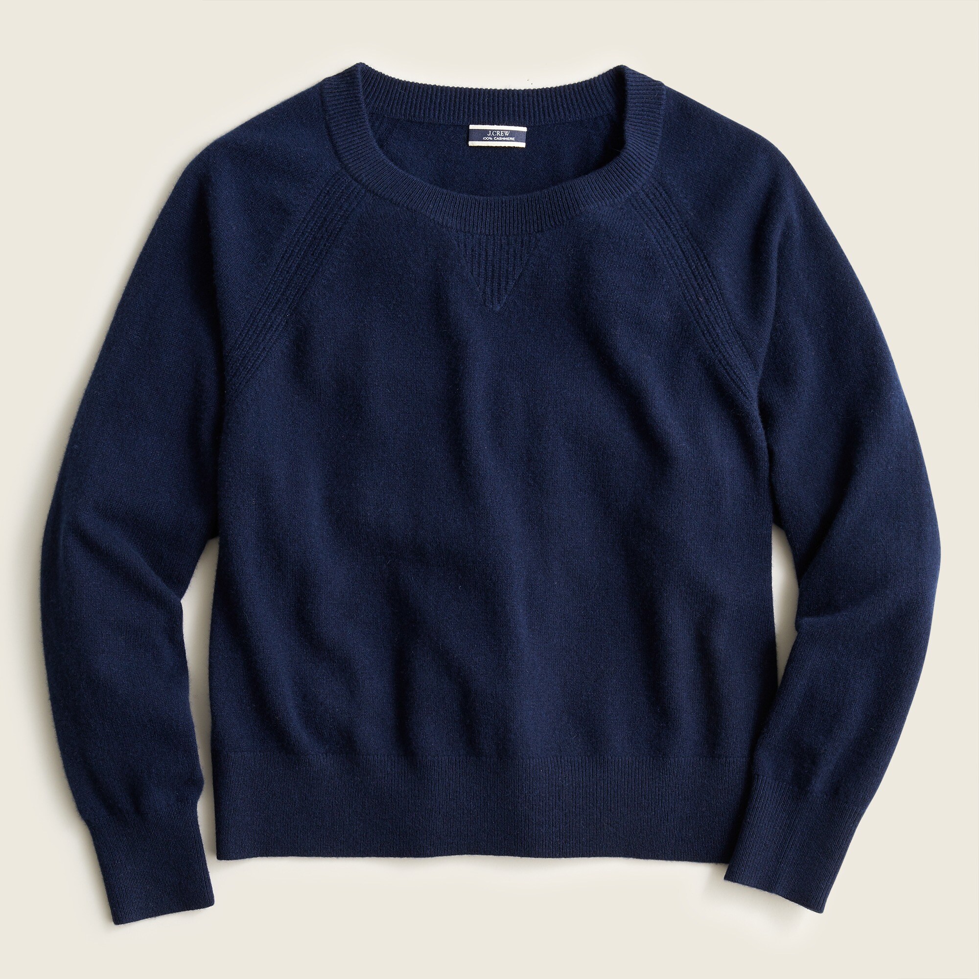 Cashmere relaxed crewneck sweatshirt