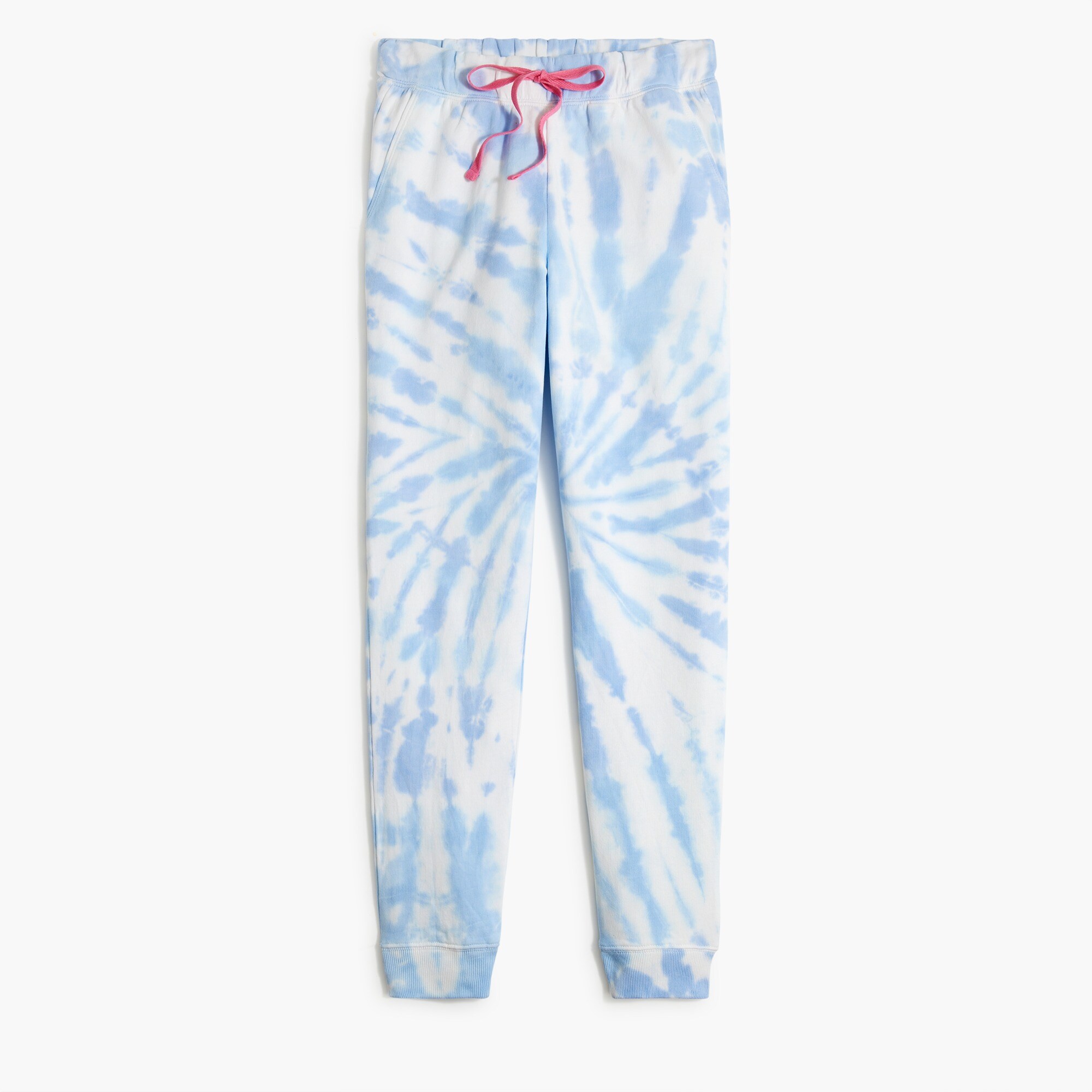 factory: tie-dyed jogger pant for women, right side, view zoomed