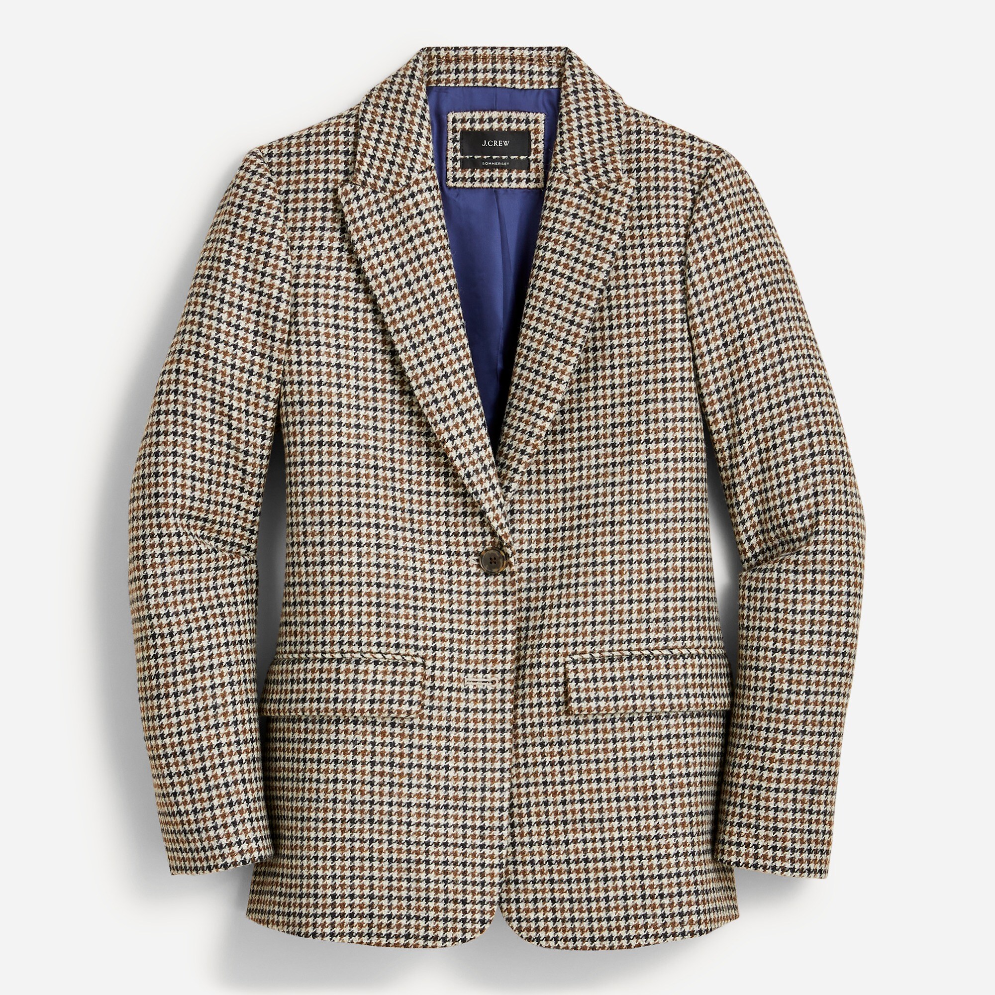 Sommerset blazer in houndstooth English wool