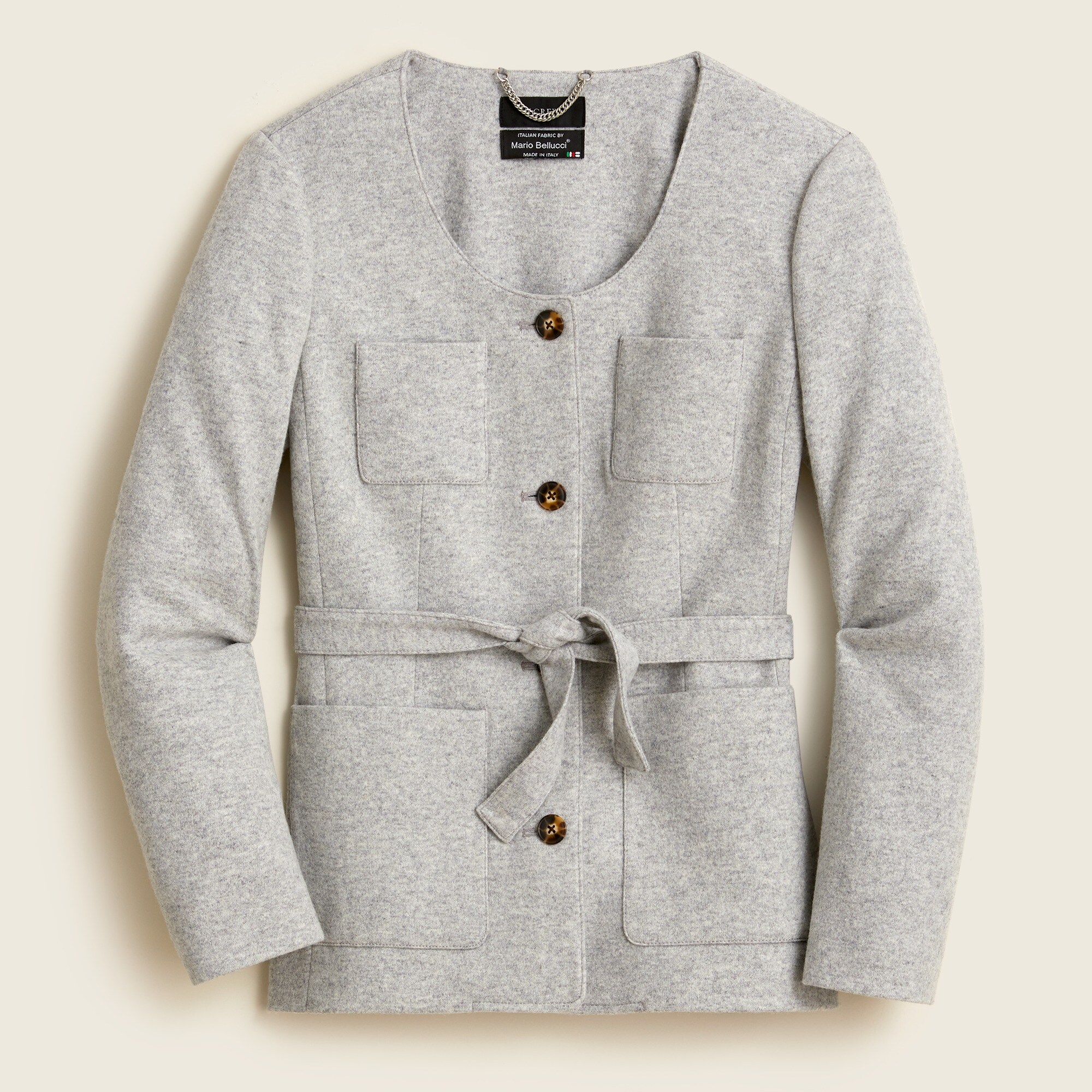 Tie.me button up wool jacket tie.me 【公式通販】