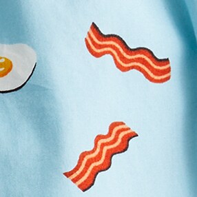 Printed boxers BREAKFAST CRISP AQUA 