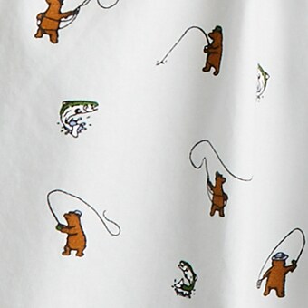 Printed boxers FLYING FISH BEAR GREY B j.crew: printed boxers for men