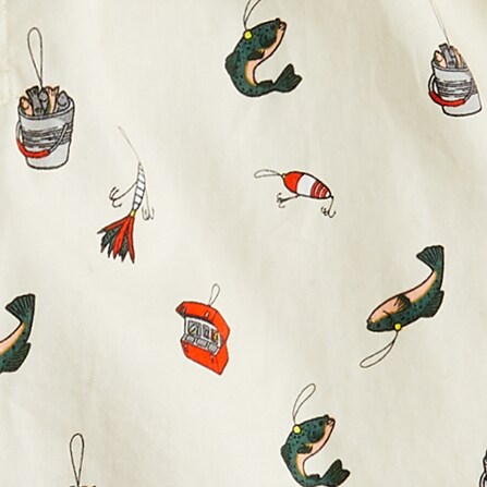 Printed boxers FLYING FISH BEAR GREY B j.crew: printed boxers for men