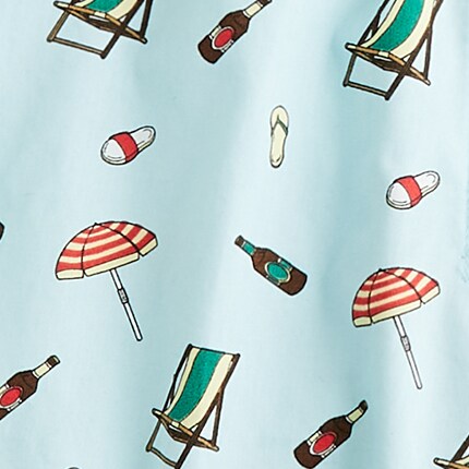 Printed boxers FLYING FISH BEAR GREY B j.crew: printed boxers for men