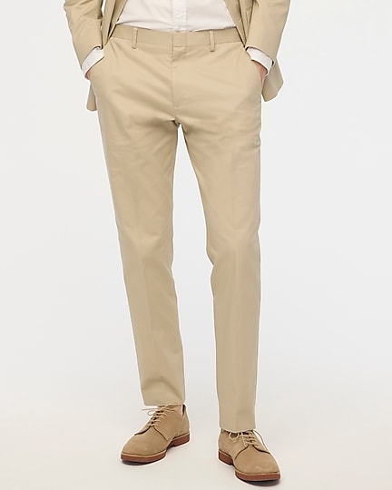 factory: stretch suit pant in flex chino for men