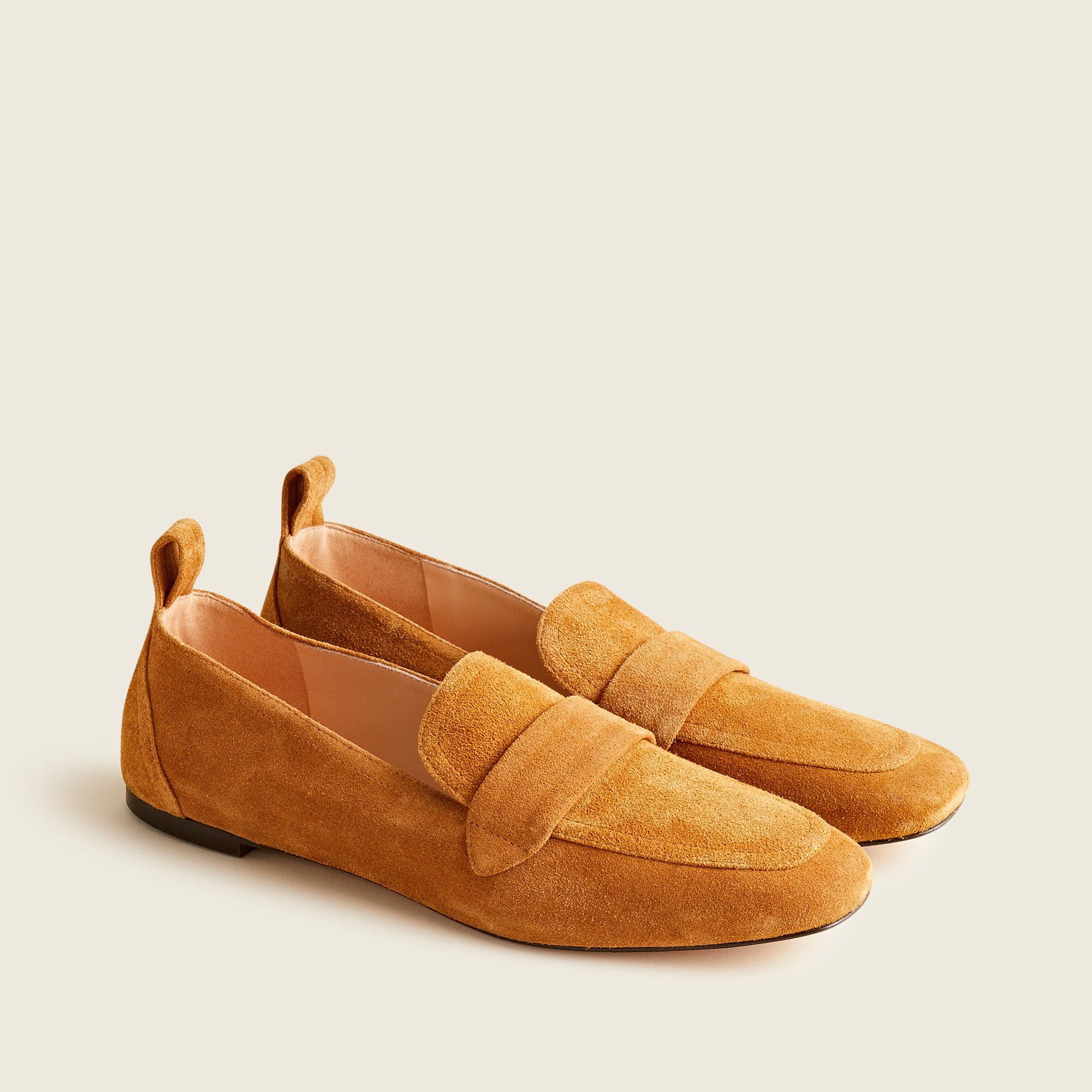 J. Crew women Suede Loafers - Taupe Camden Suede Loafers With Rubber Soles For Men | J.Crew main image 2
