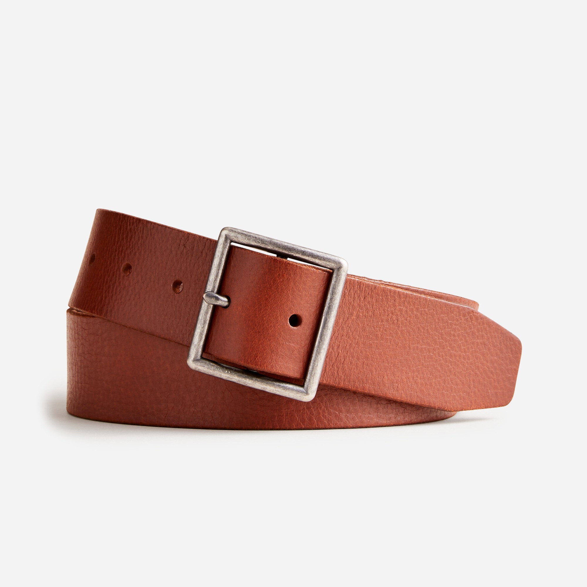 mens Wallace &amp; Barnes jean belt in Italian leather